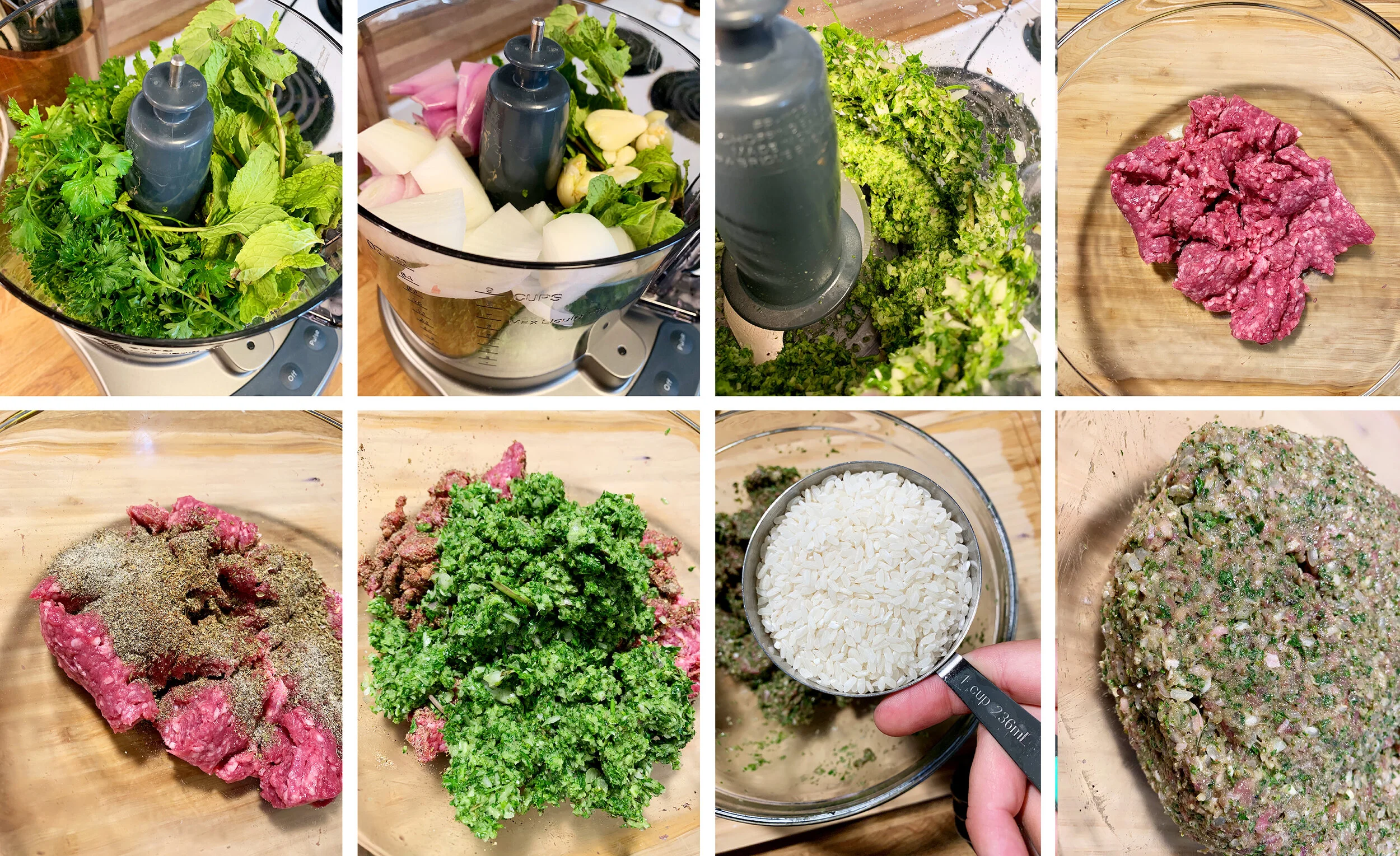 You don’t need a food processor for this dish, but it helps!