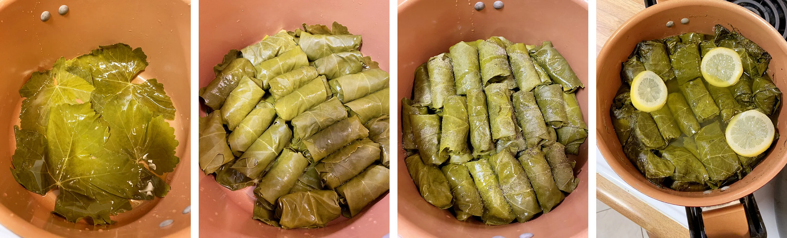 Layer these babies in opposite rows, then fill up with water to cover them, and place a heavy plate or bowl on the top to keep them from floating up or breaking apart.