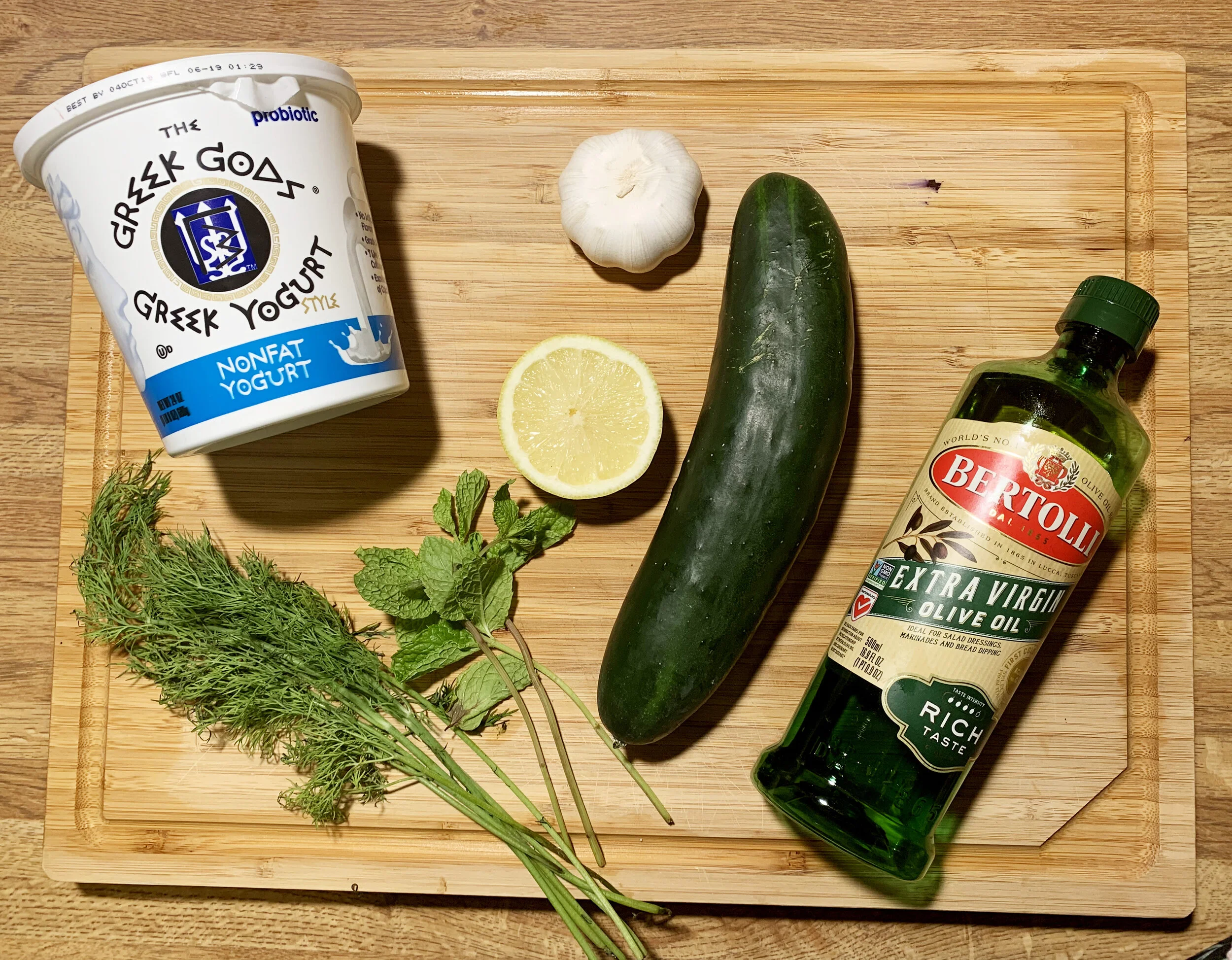 Tzatziki Ingredients