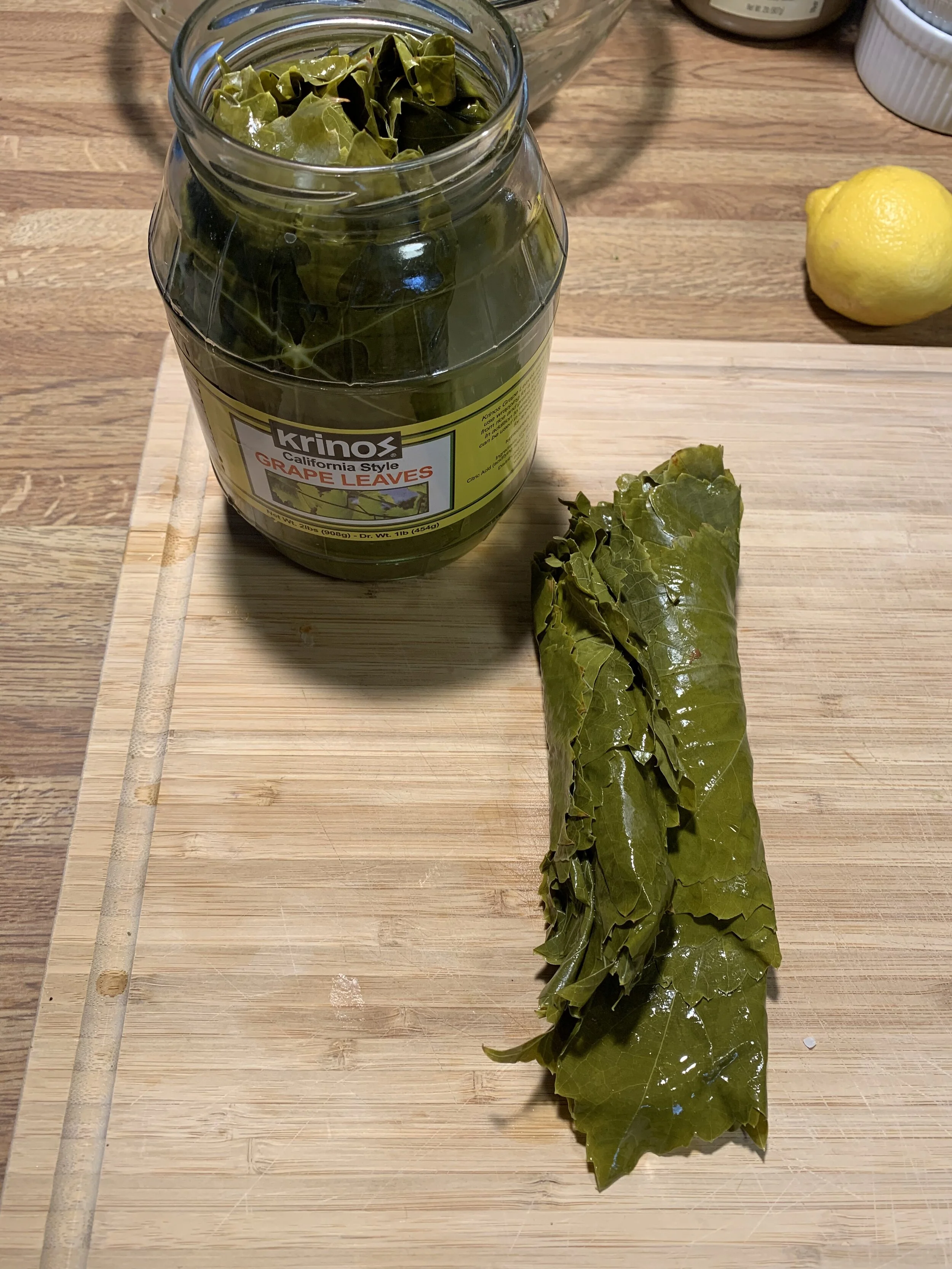 Don’t live in an area with an international grocer? Don’t worry—Amazon sells jars of grape leaves!