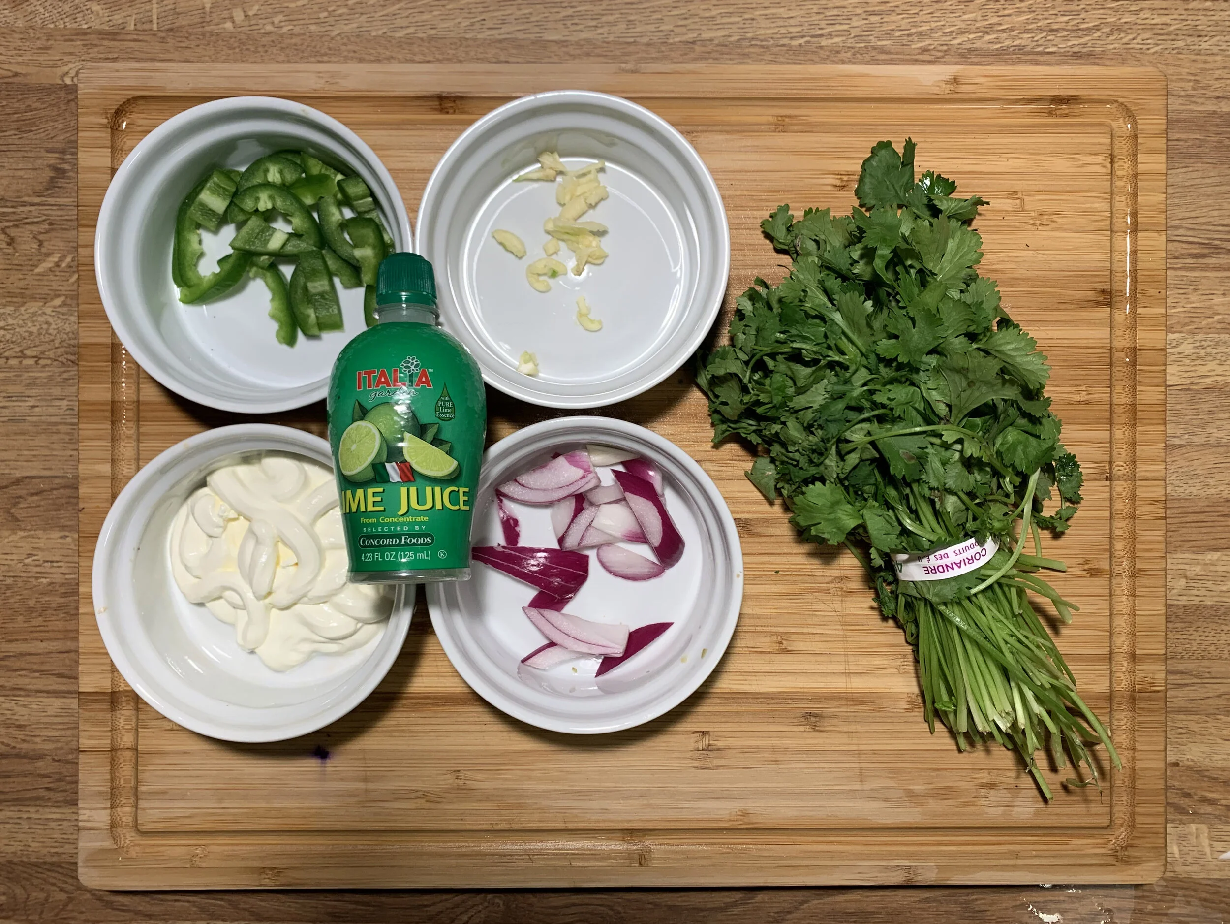 Now the dipping sauce!