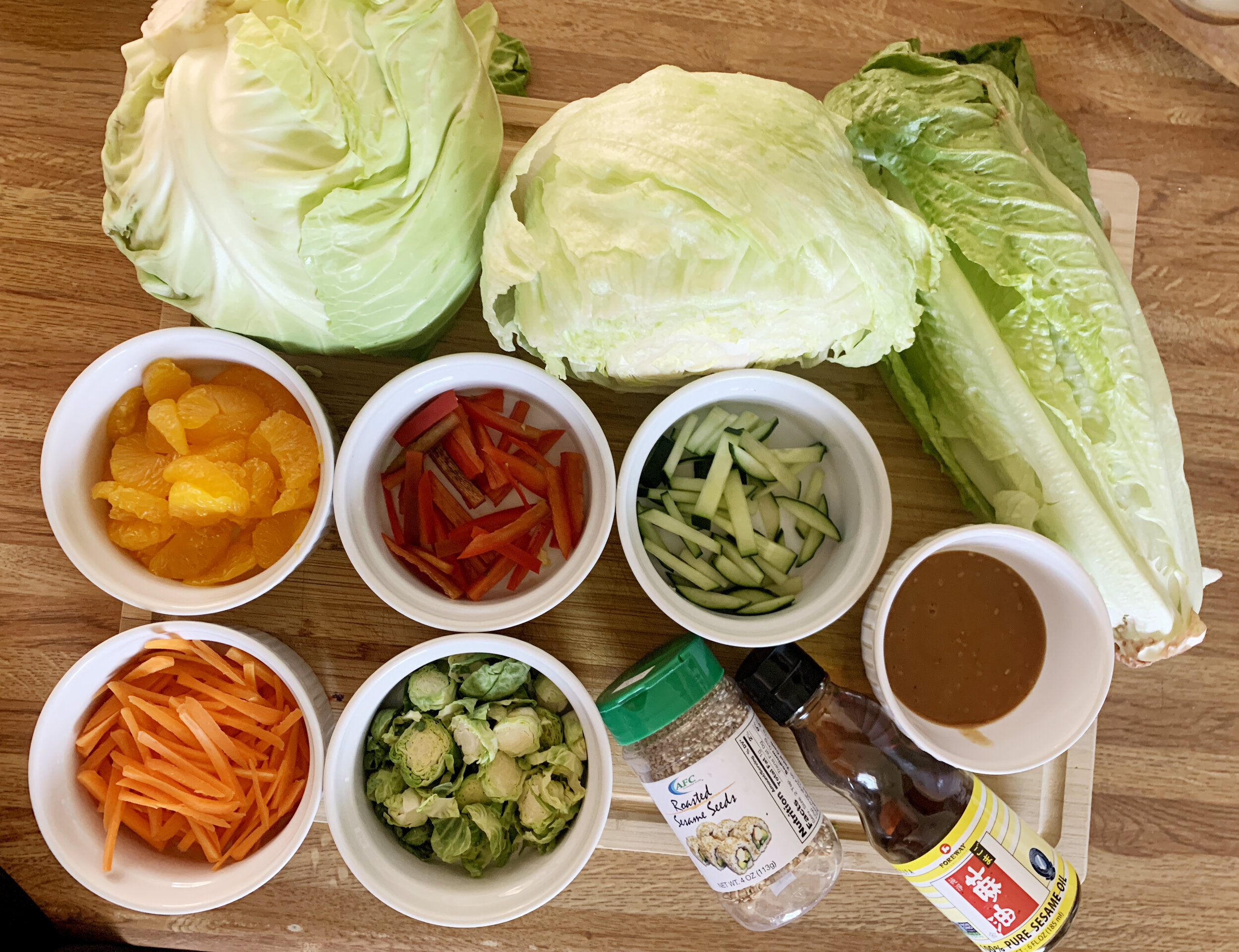 You can make your own dressing or you can use store-bought.