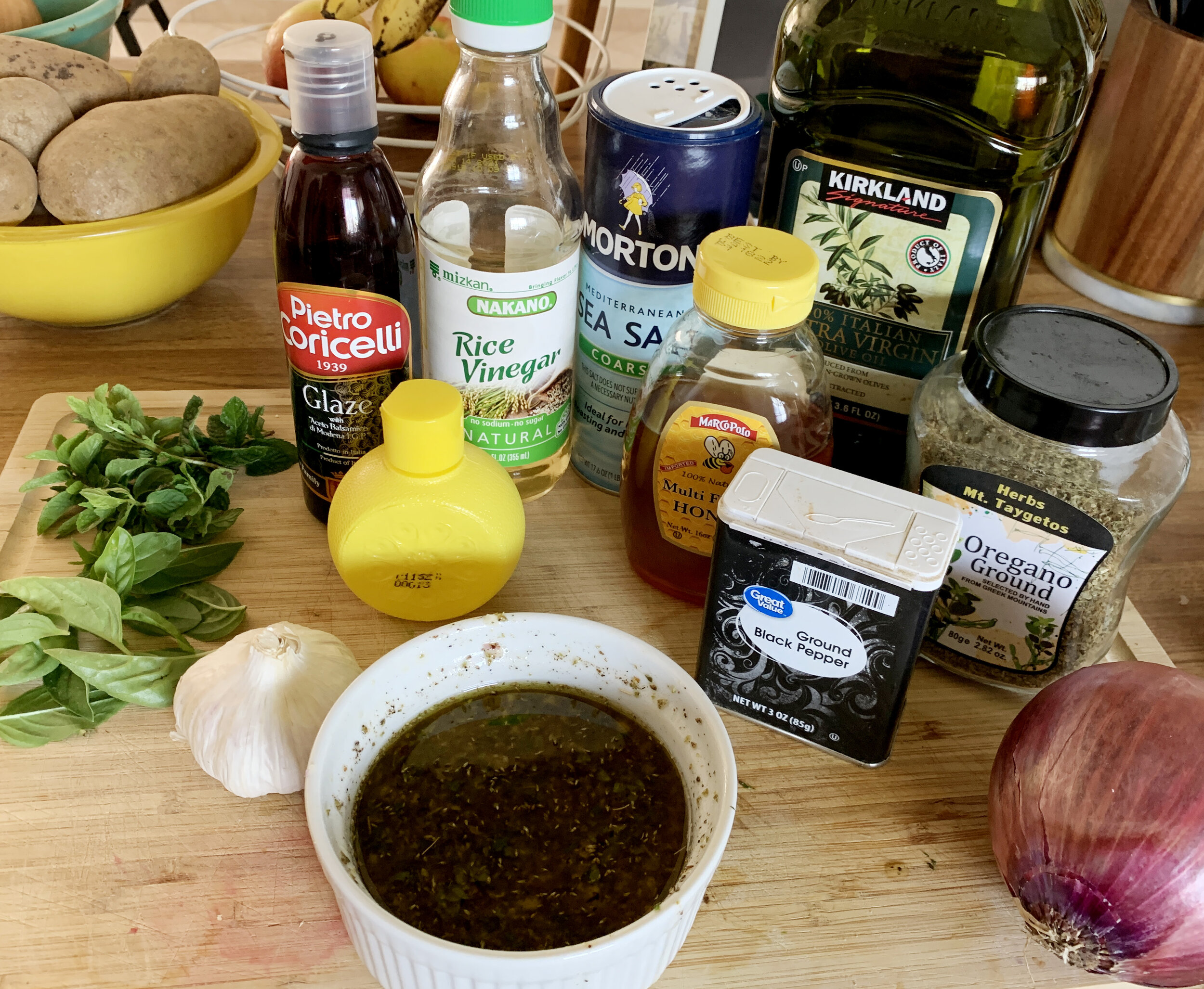 Whip up the vinaigrette with a few pantry items.