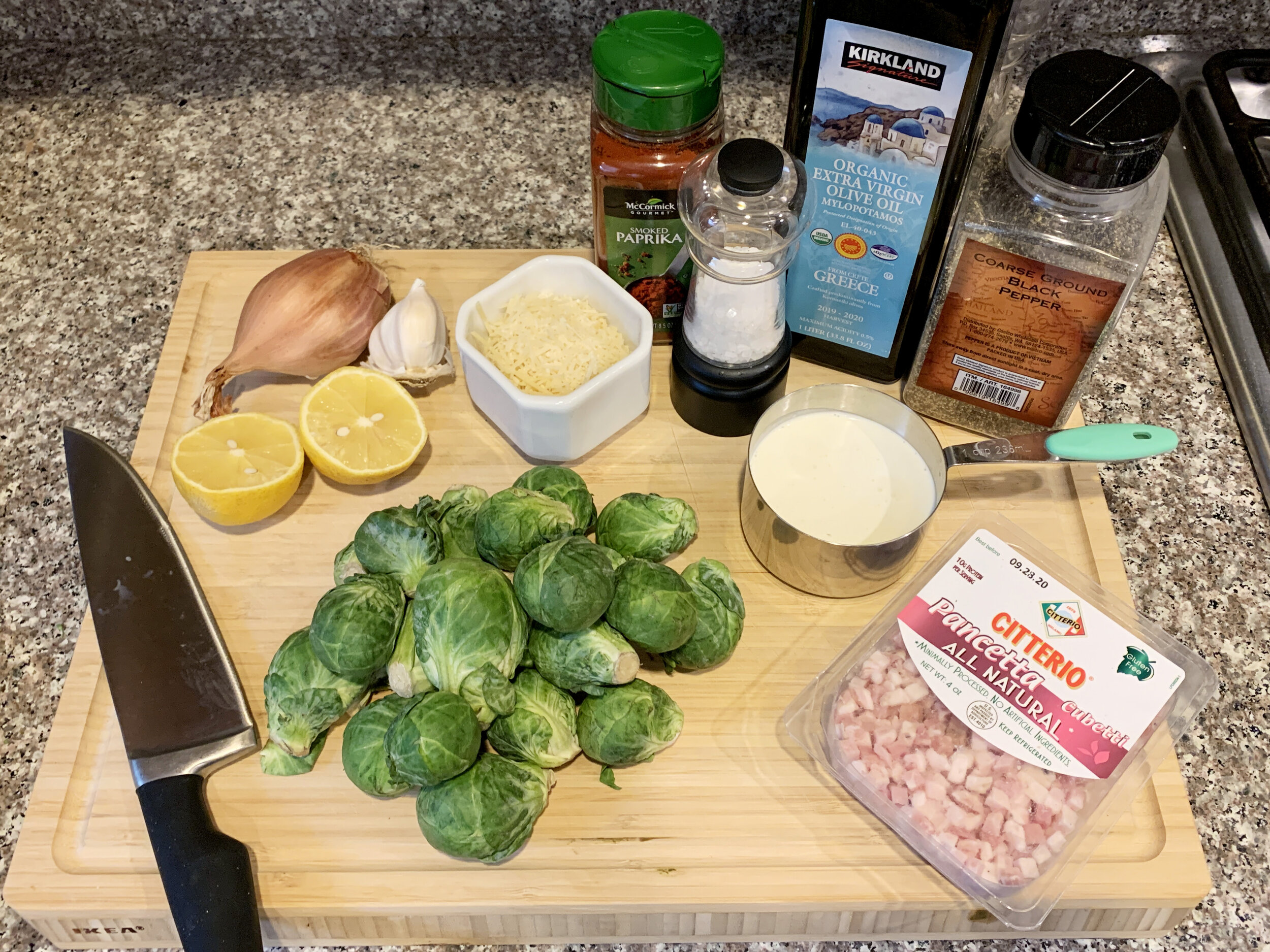 You can always exclude the Pancetta if you’re not a meat eater.