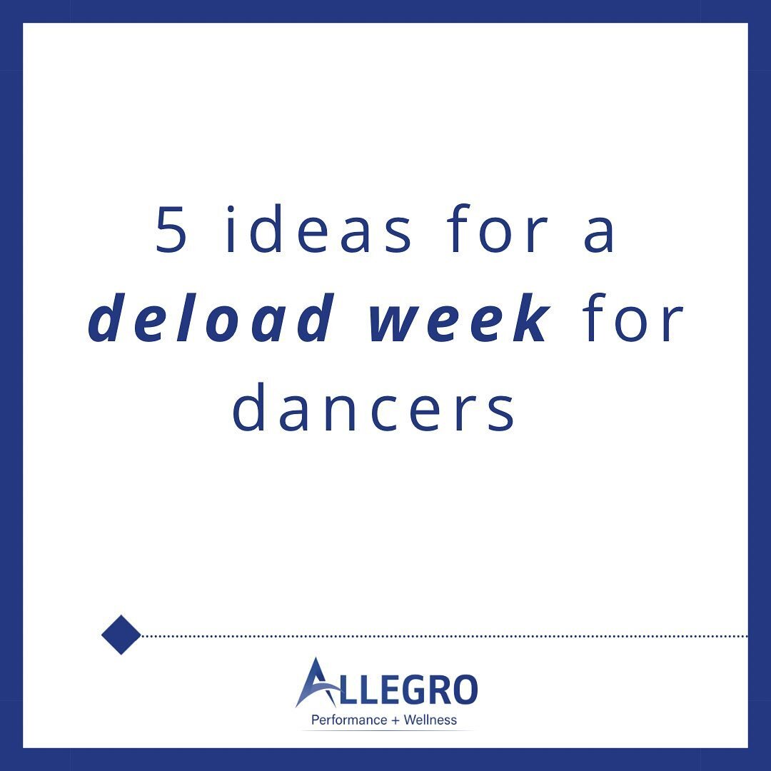 Deload periods should be a regular part of your season schedule. It&rsquo;s unsustainable to think that dancers can train and perform at 100% week-in and week-out for an entire season.
&mdash;
But the reality is most studios aren&rsquo;t going to giv
