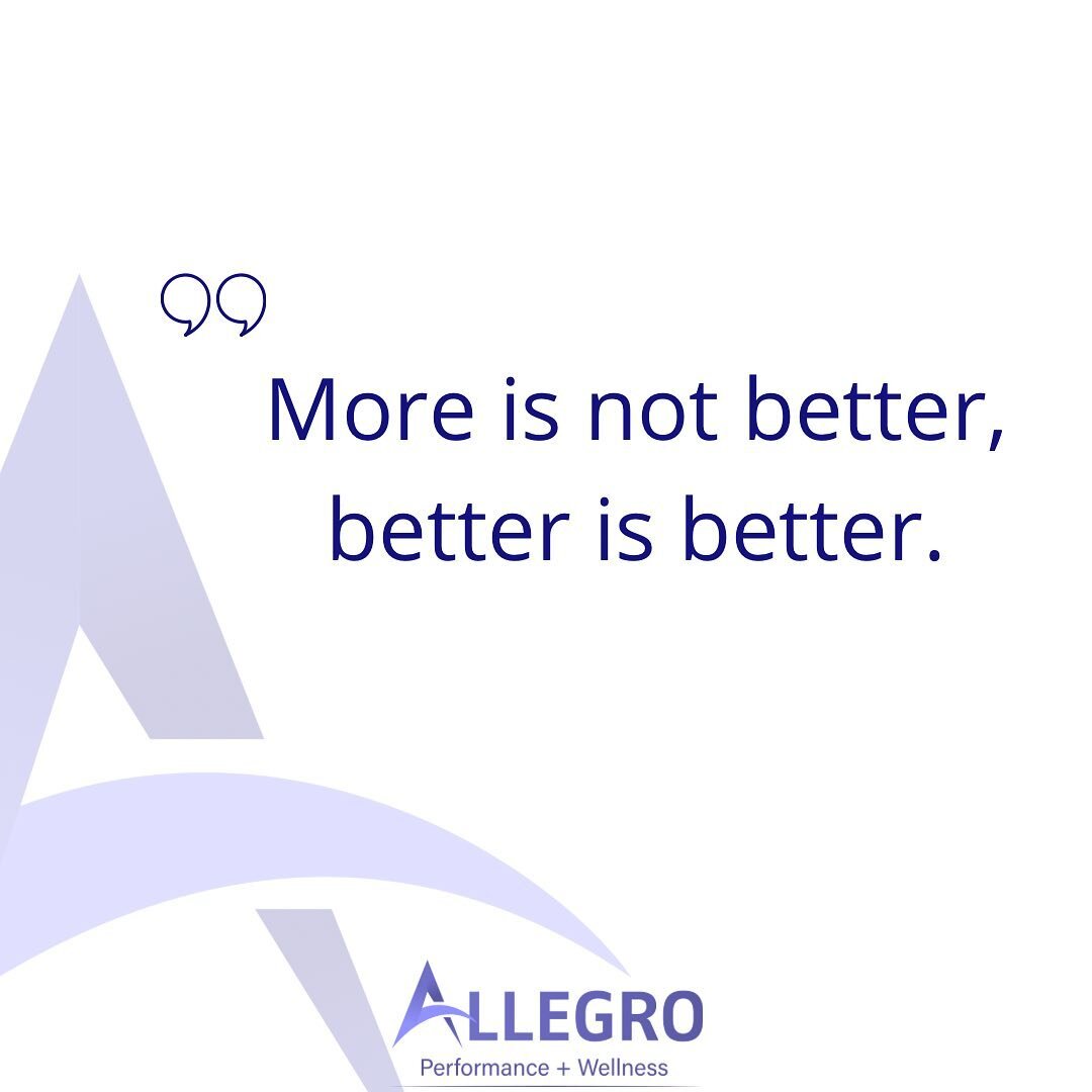 Or as @themovementmaestro would say, &ldquo;MOAR is not better, better is better&rdquo; 😉
&mdash;
Too often in the dance world we think we need more&hellip;.more hours, more classes, more rehearsals, more competitions, more blood, sweat and tears.
&