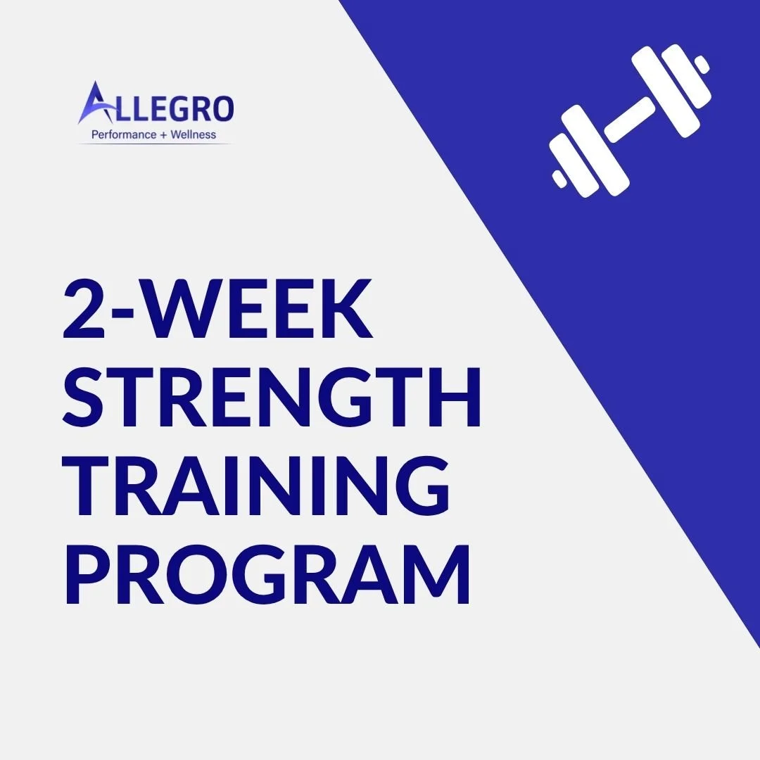 2-Week Strength Training Plan