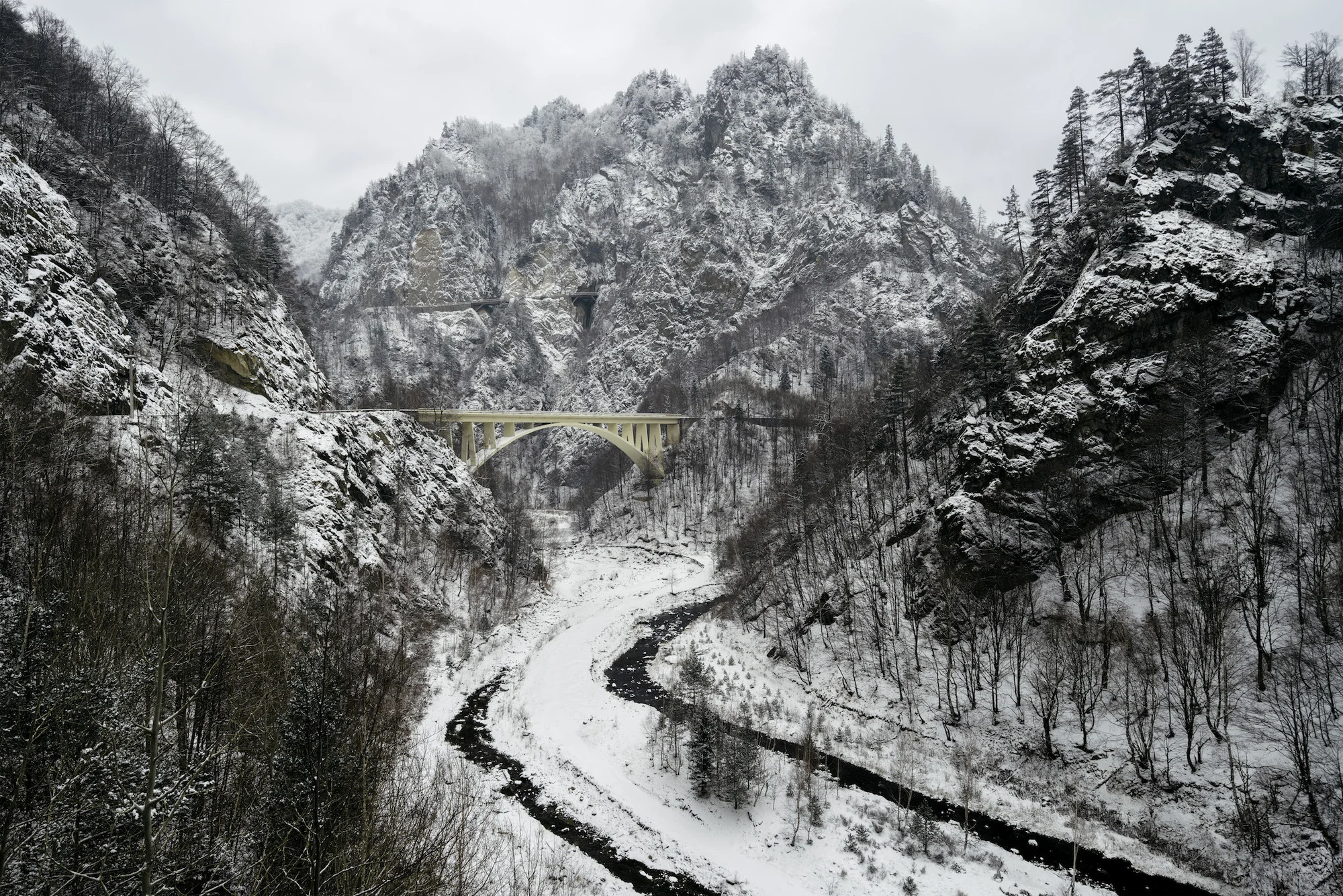 Vidraru Dam Approach 2017 C-type print; 114 x 160 cm (Edition of 4) or 86 x 120 cm (Edition of 7)