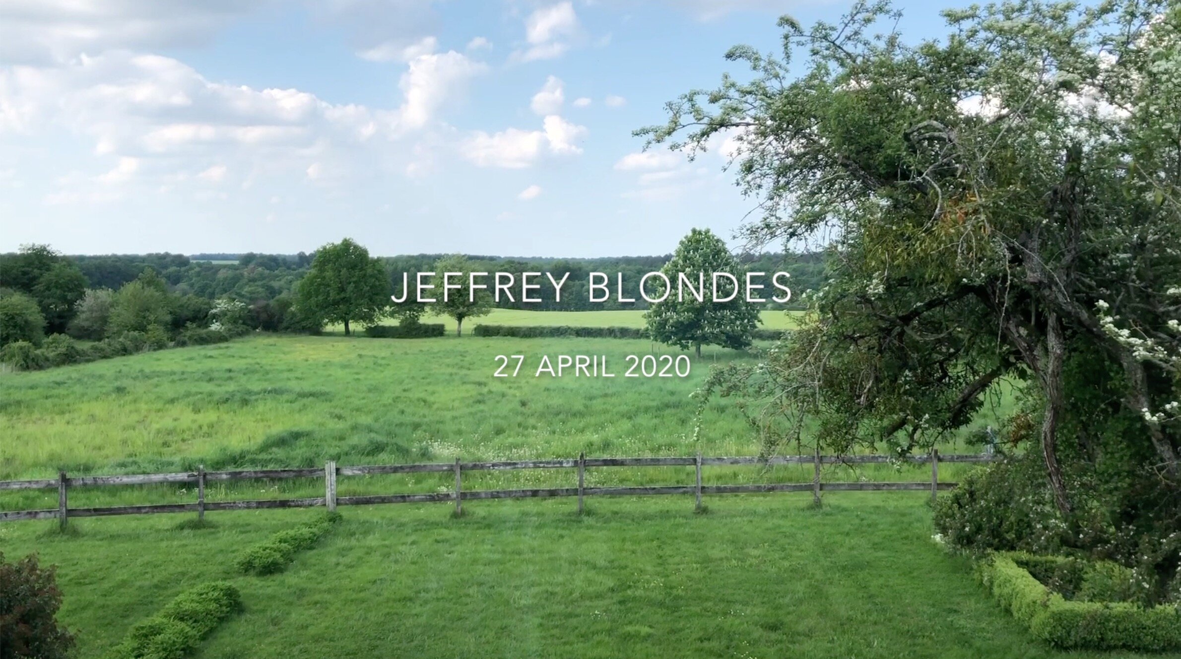 Jeffrey Blondes at home
