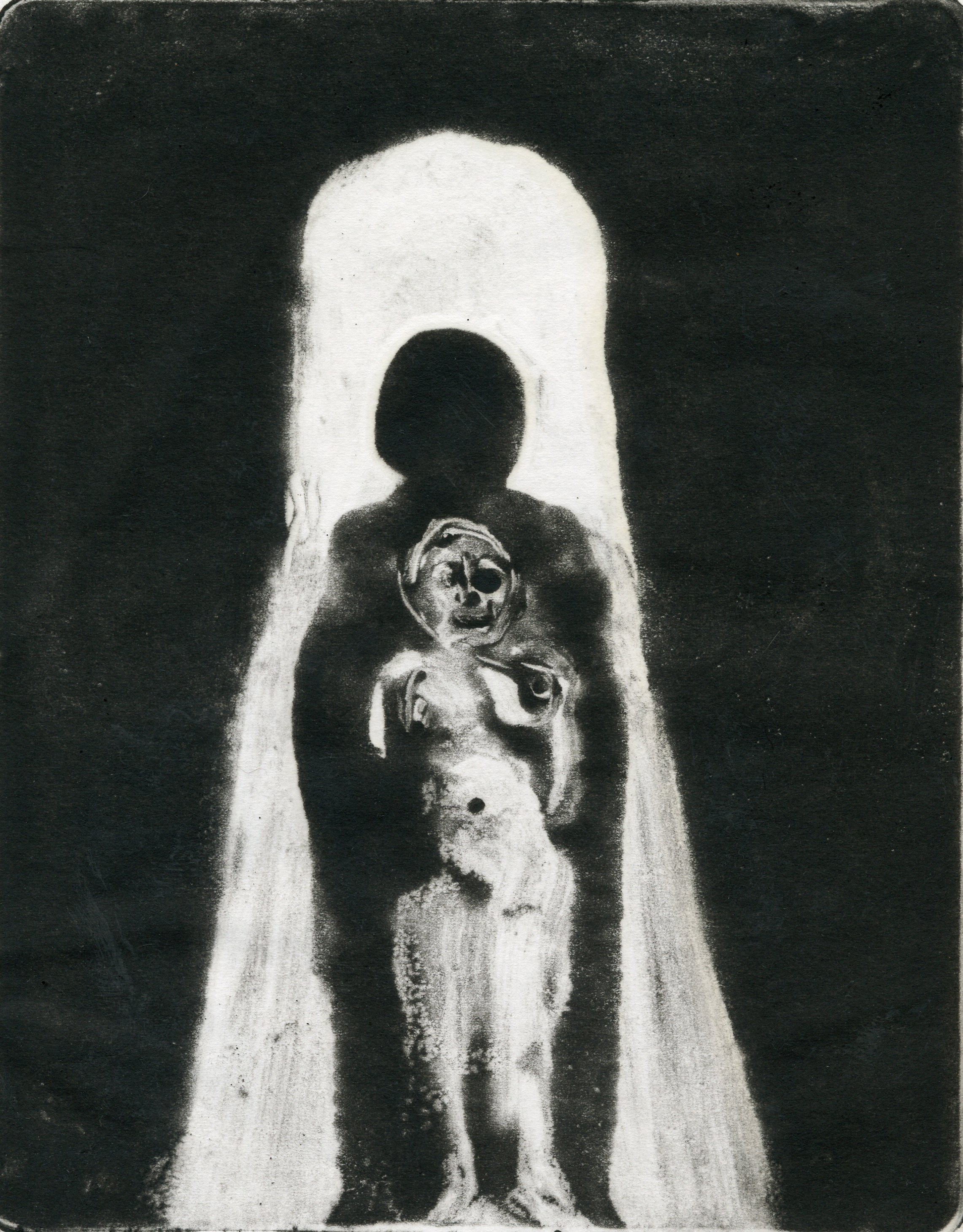 the artist is held
