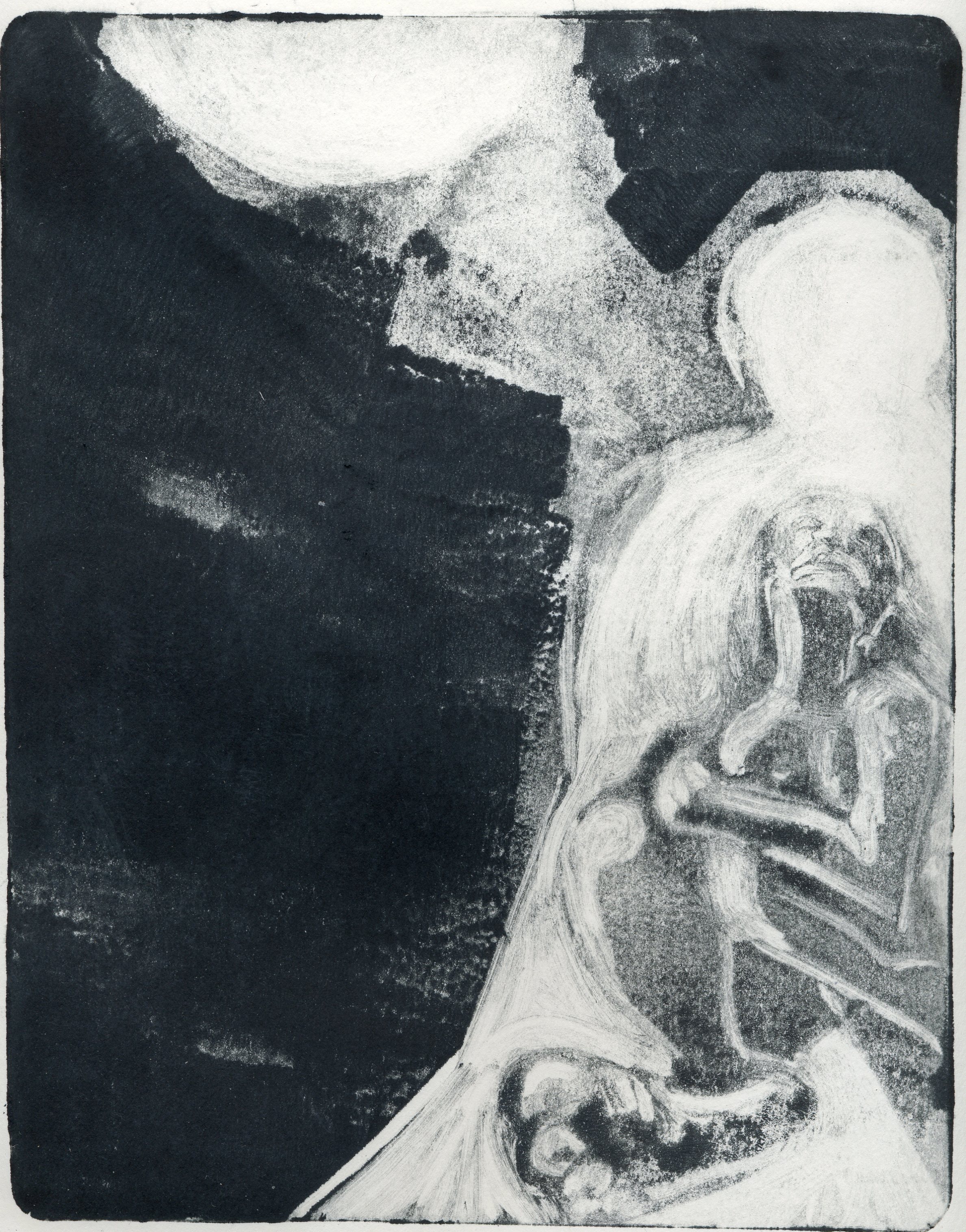 Annunciation 2 (Ghost print)
