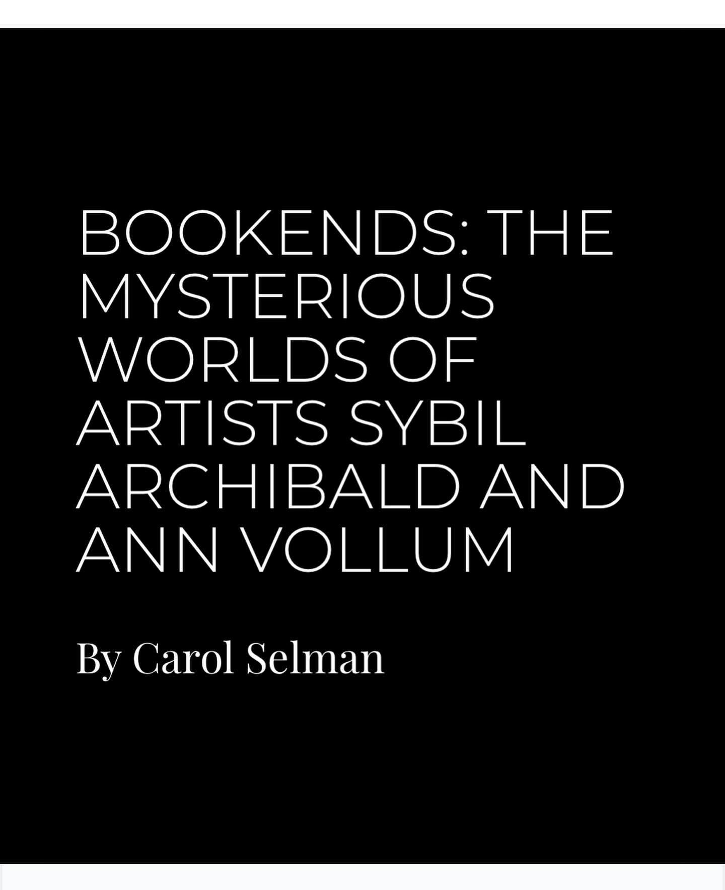 I am so grateful for this amazingly generous article about my work and journey. It&rsquo;s an honor to be featured with @annvollum. Link in bio. #sybilarchibaldart #monotype #monotypeoftheday #theinnerlifeoftheartist