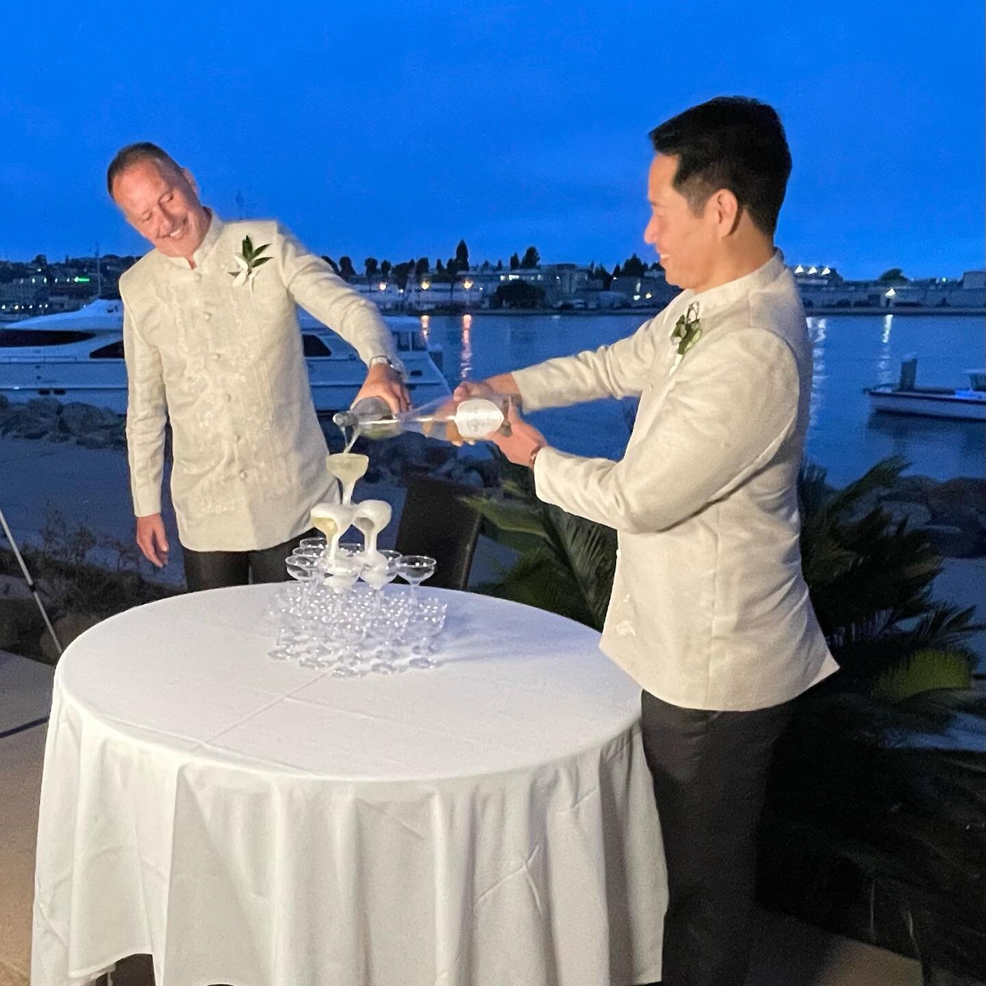 When one of the Grooms is French of course you have a wine tower. Congratulations Roger and Fabrice! So happy we could play a part in your amazing day. 

#sdweddingplanner 
#sdwedding 
#sdeventplanner 
#sandiegoweddingplanner 
#sandiegoeventplanner