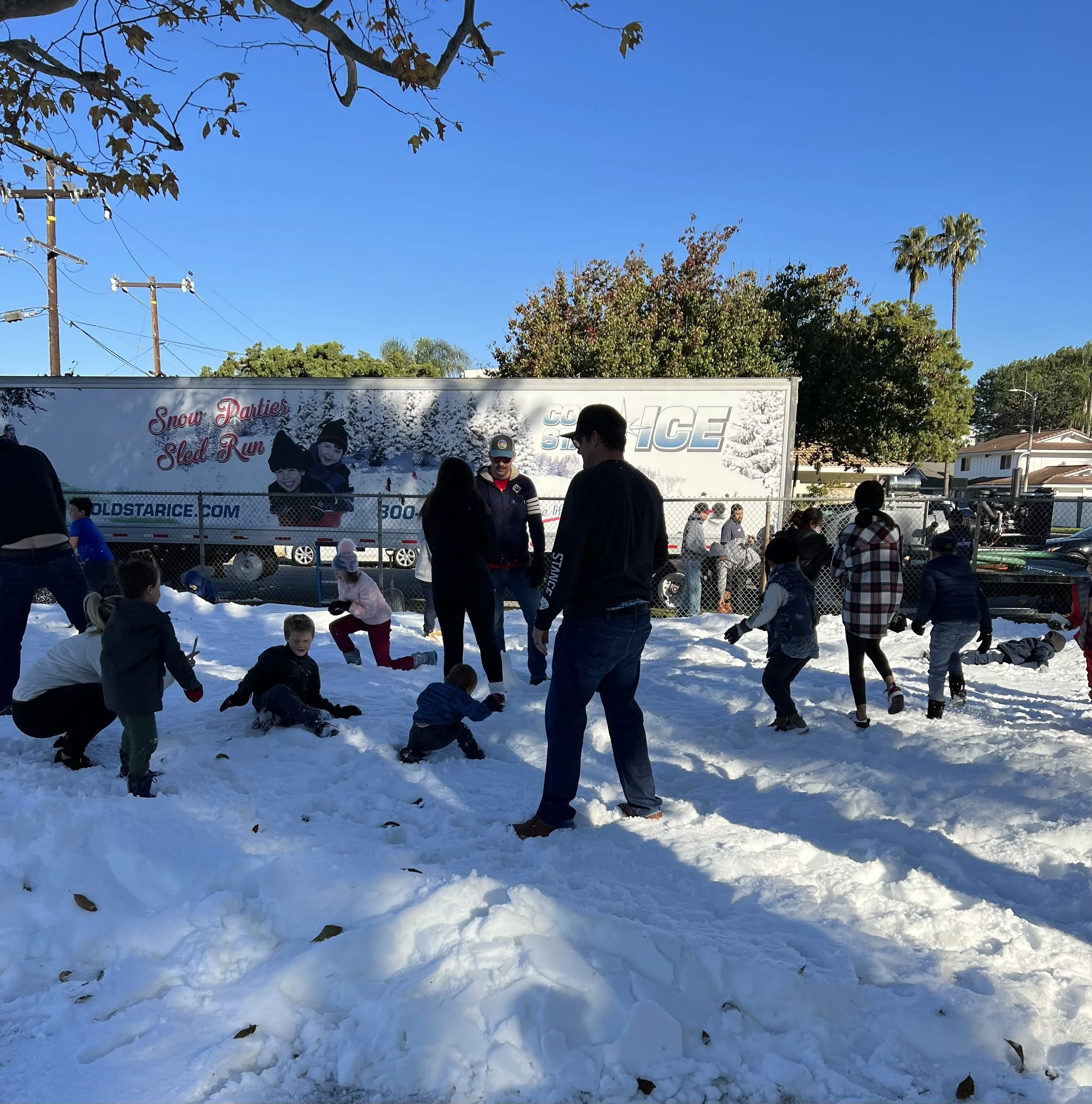 Snowland Comes to Costa Mesa's Balearic Park