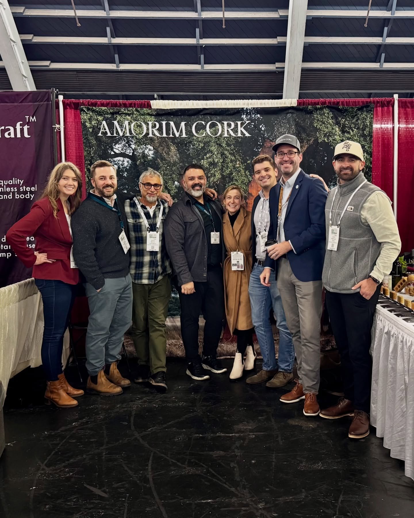 Your friendly neighborhood Amorim! 😊💚 Thank you to those who joined us at @wineindustrynetwork&rsquo;s #WINExpo last week in Sonoma County and we look forward to seeing you at @unifiedwinegrape in January in Sacramento!

#amorim #amorimcork #amorim