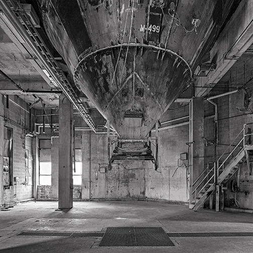 Spray Tower Discharge, first floor, Finishing Building