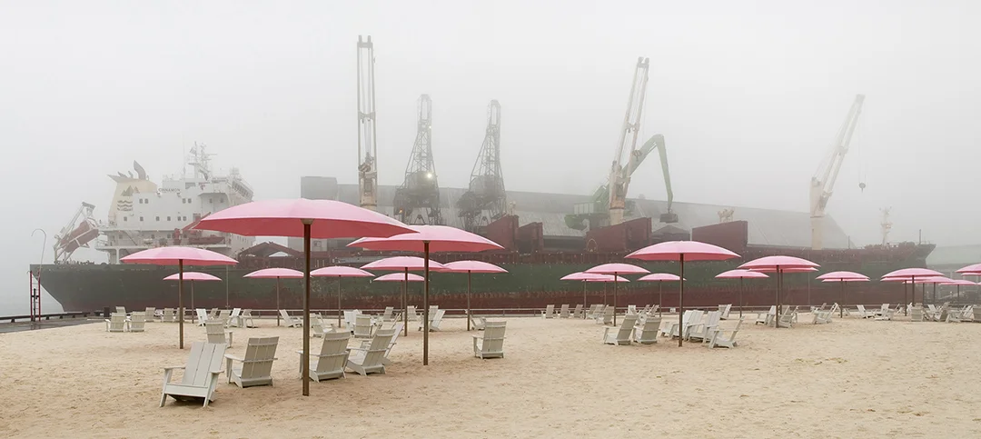 Sugar Beach in Fog