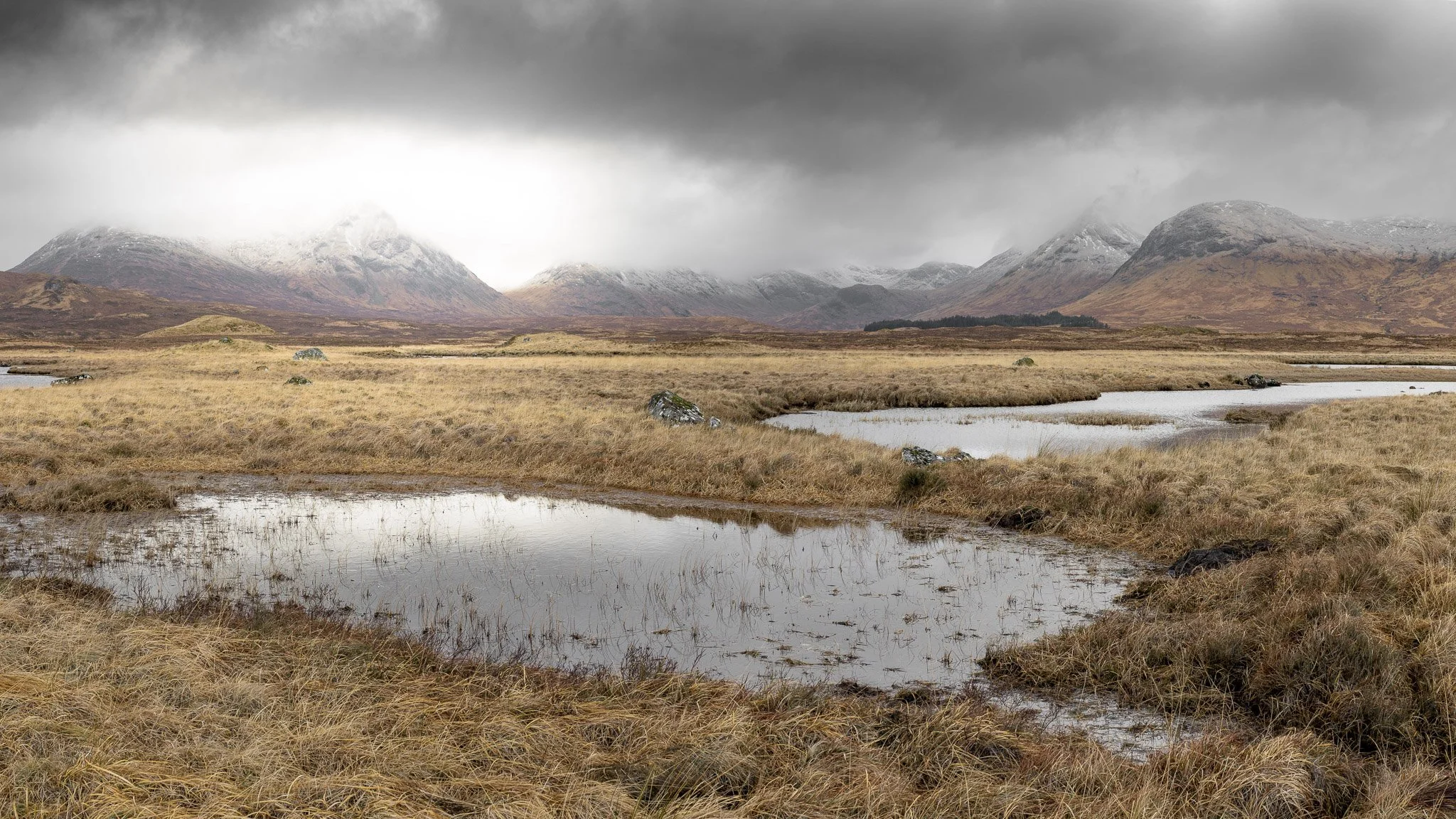 Photographing Rannoch Moor in Glencoe, Scotland