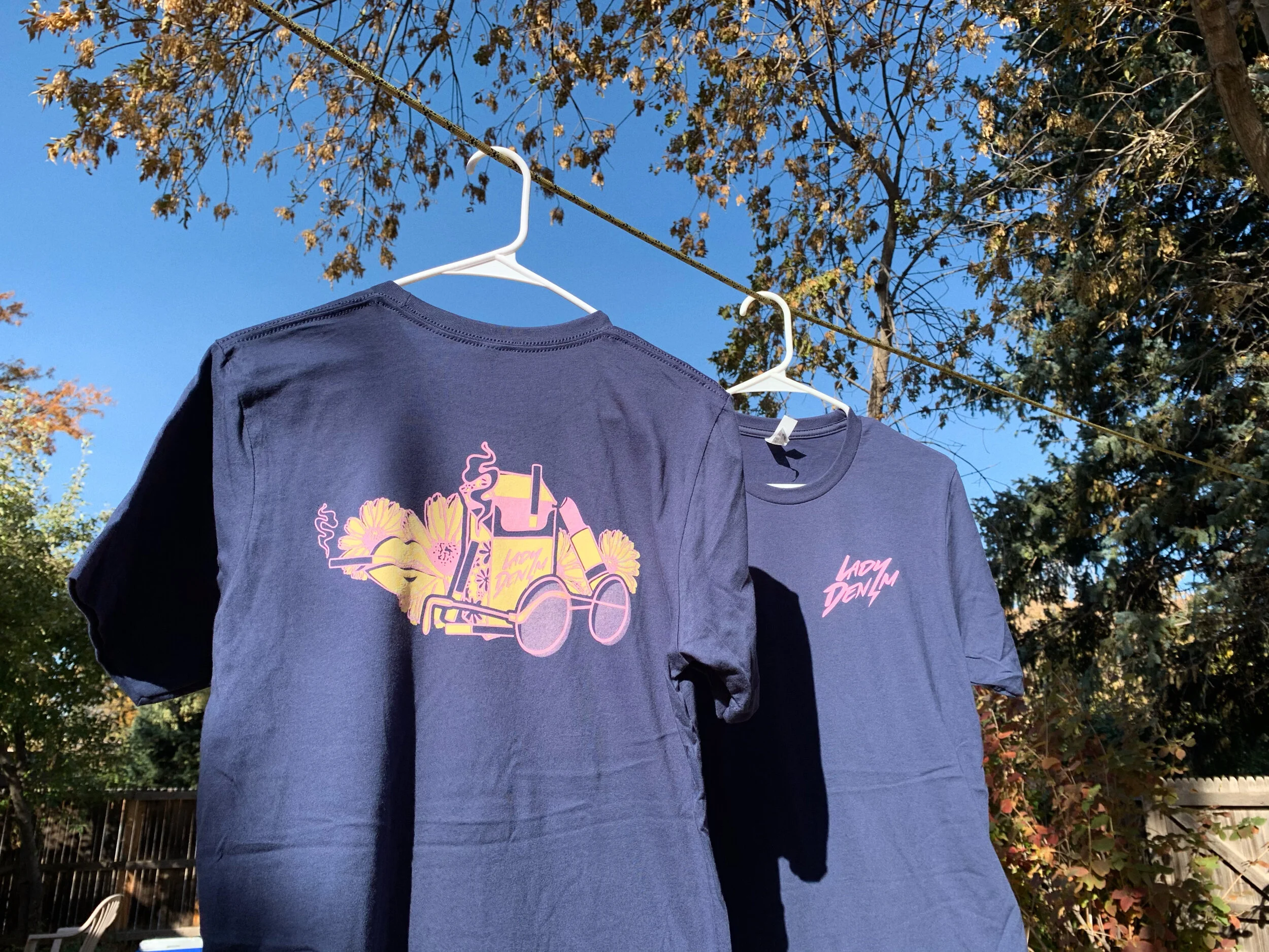 Lady Denim - Men's LD Blue limited edition 2-sided print shirt