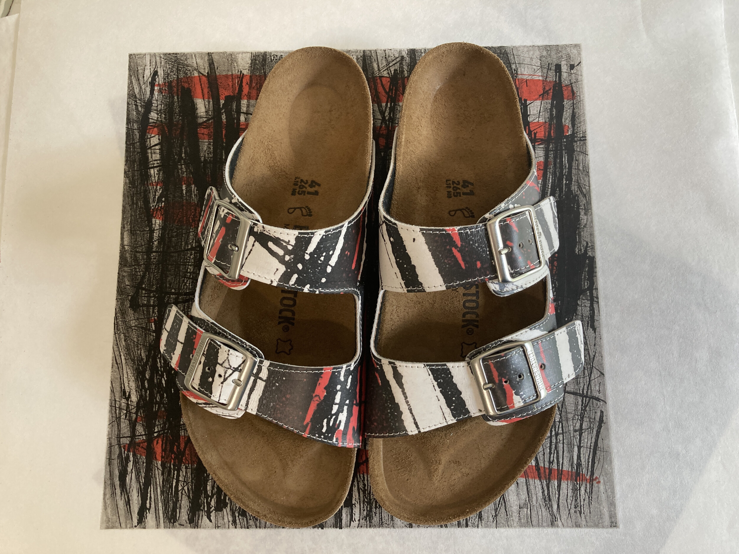 Custom painted birkenstock, Women's Fashion, Footwear, Sandals