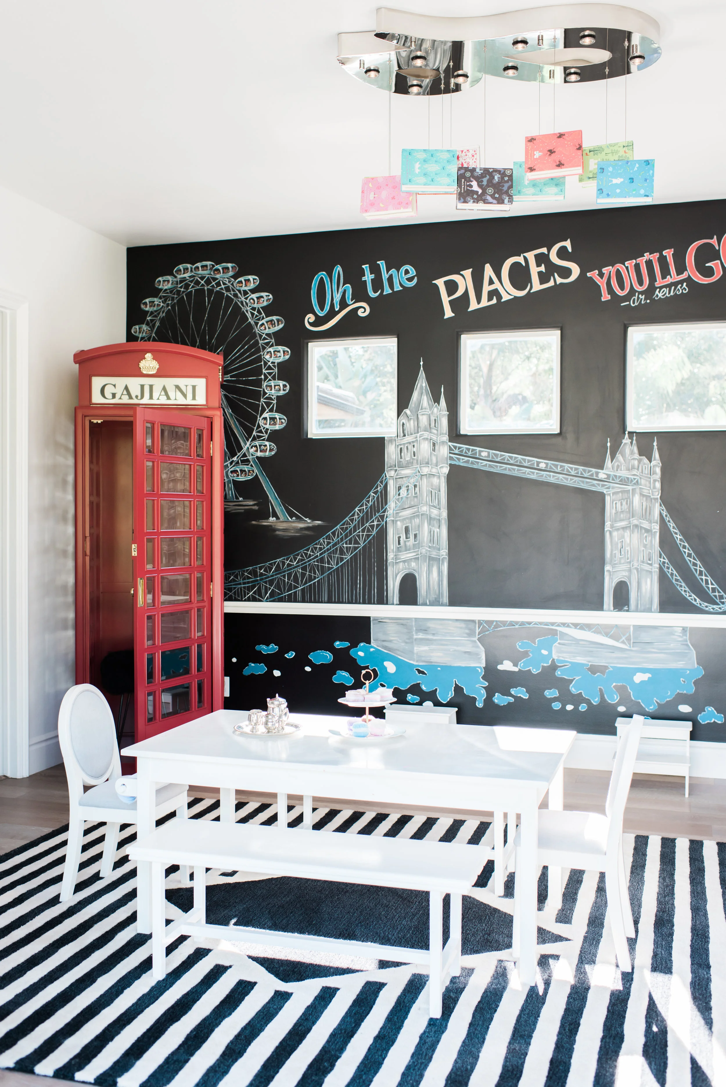 A bold and bright Play Room designed by Rockabye Mommy