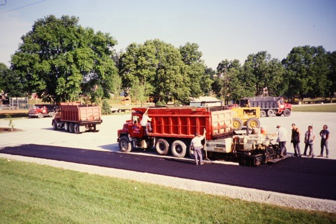 Lions Park Renovation 1990 – 1997 Parking Lot