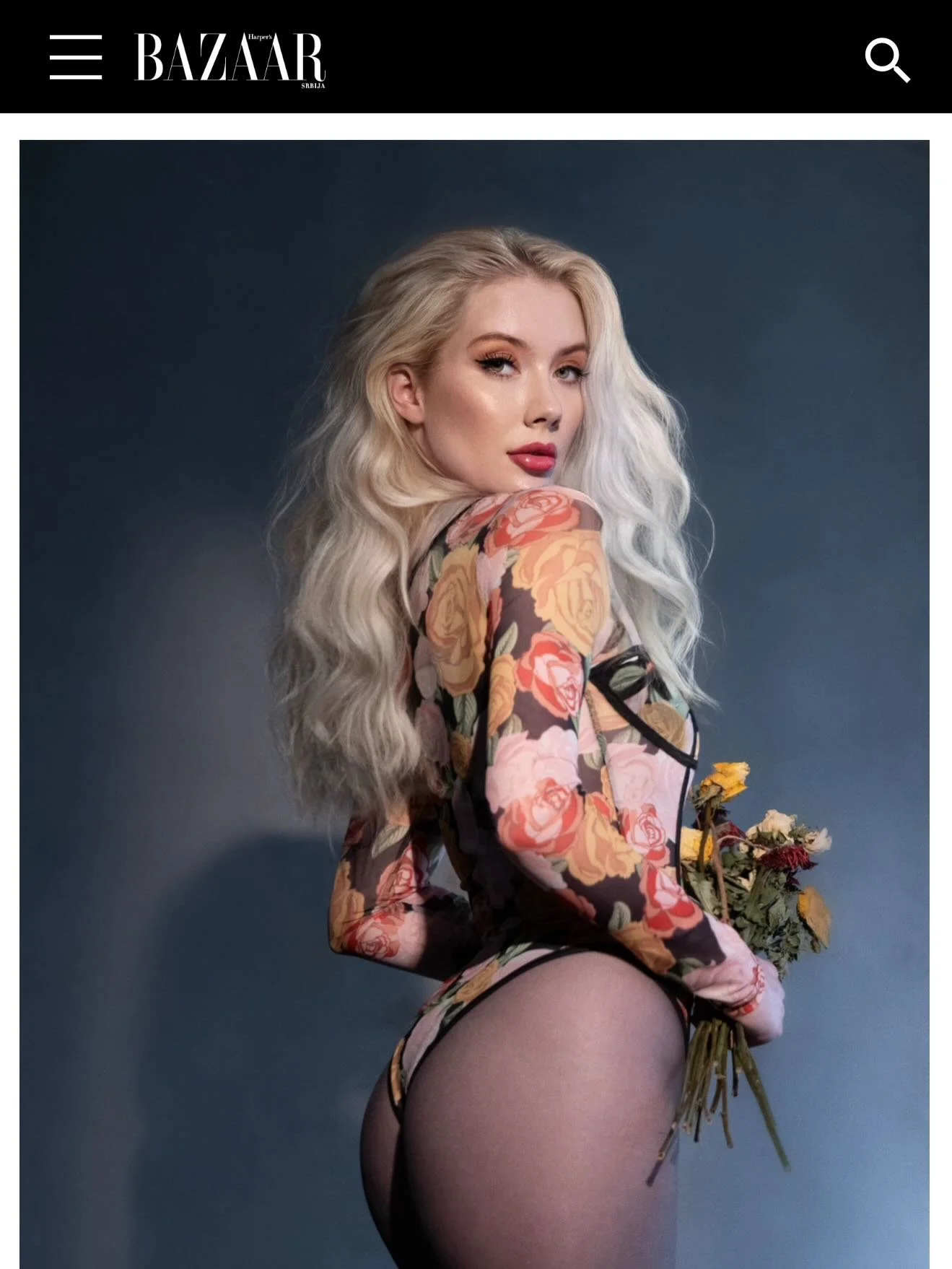 Editorial magic W/ @harpersbazaarserbia 💐 Shot by the legendary, @parsons 📷 @iconmodelmanagement @thenumanetwork @newmarkmodels