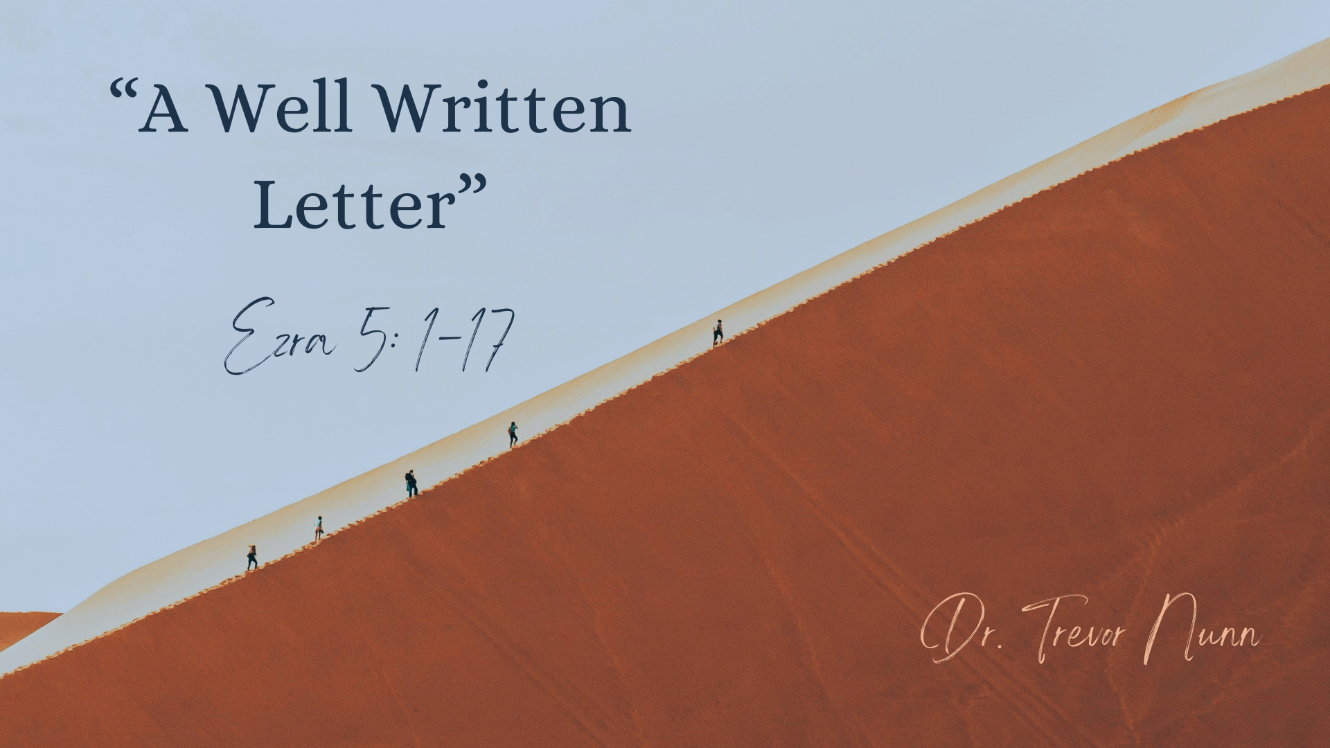 A Well Written Letter