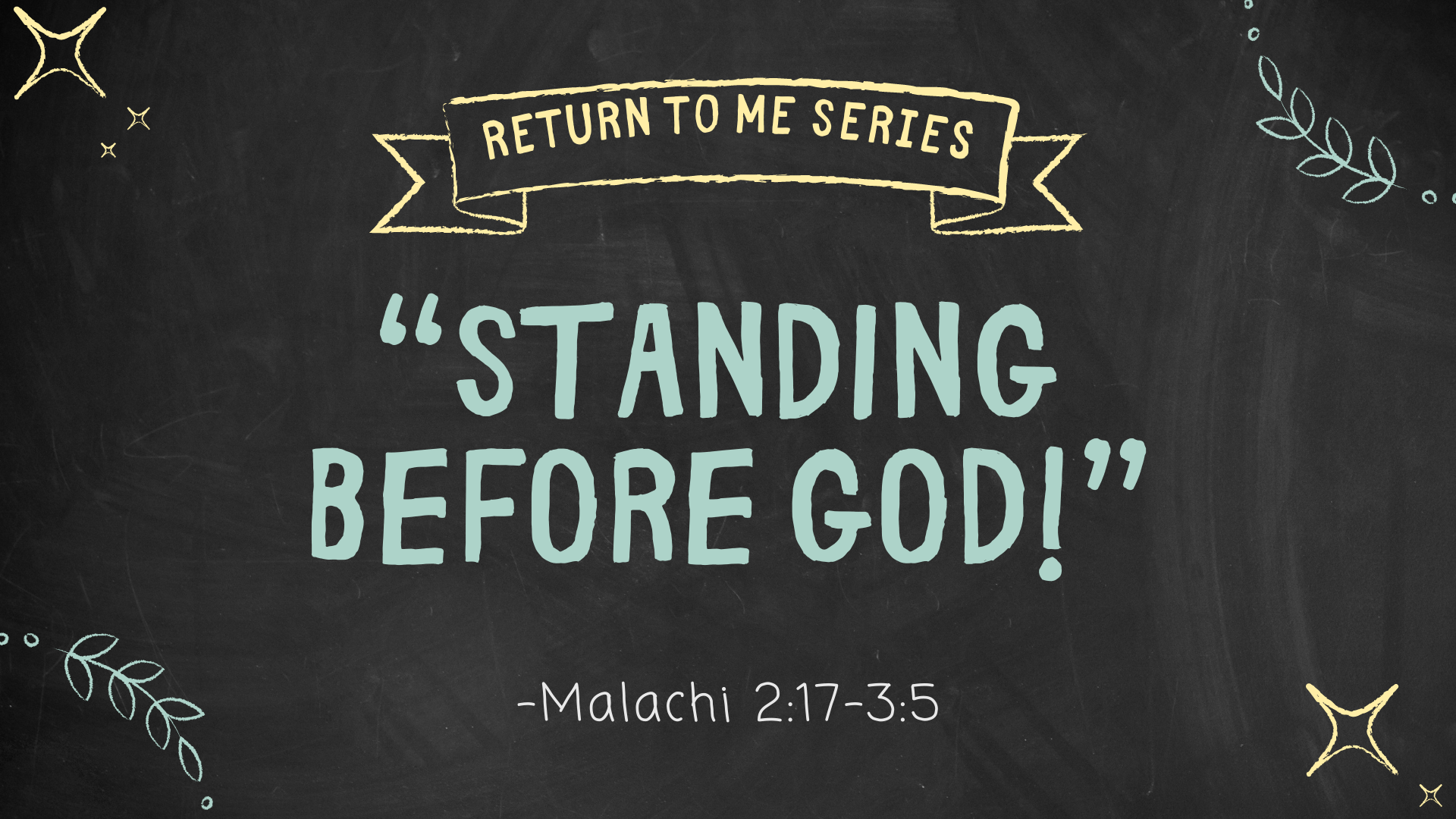 Standing Before God