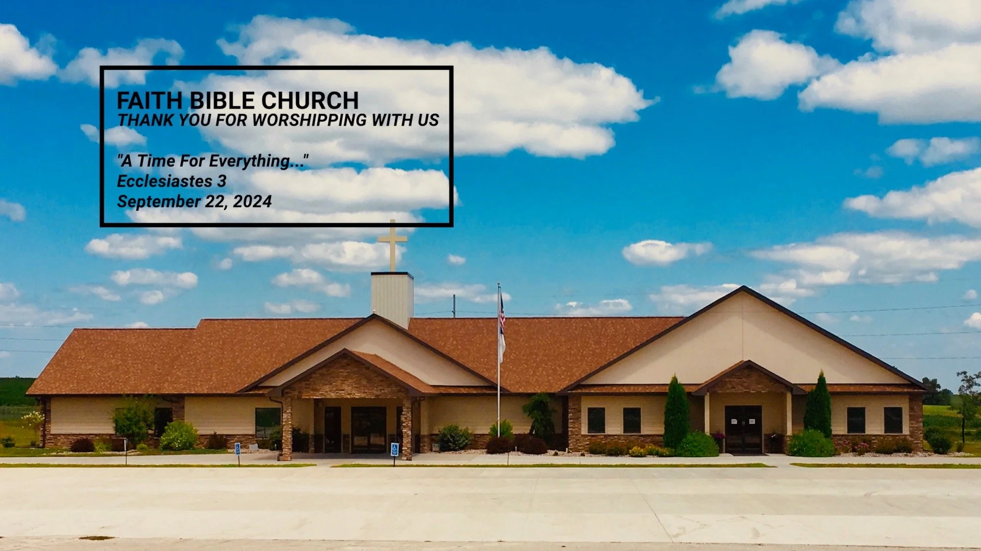 A Time For Everything...