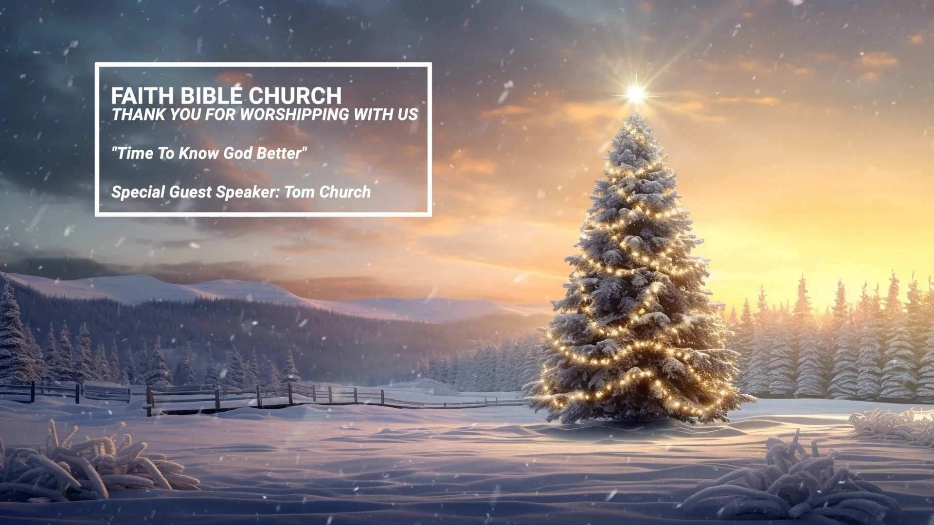 Time To Know God Better