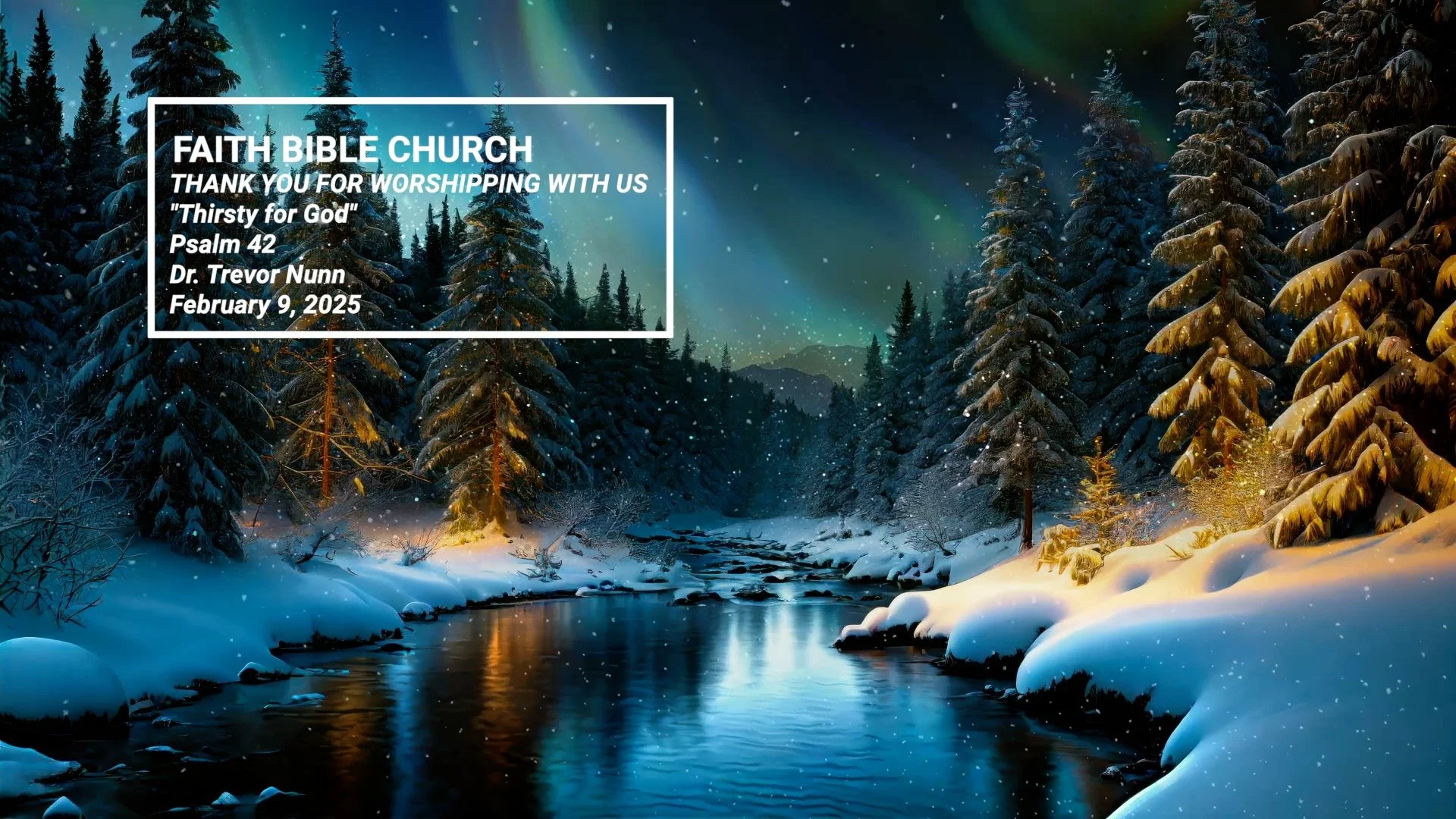 Thirsty for God