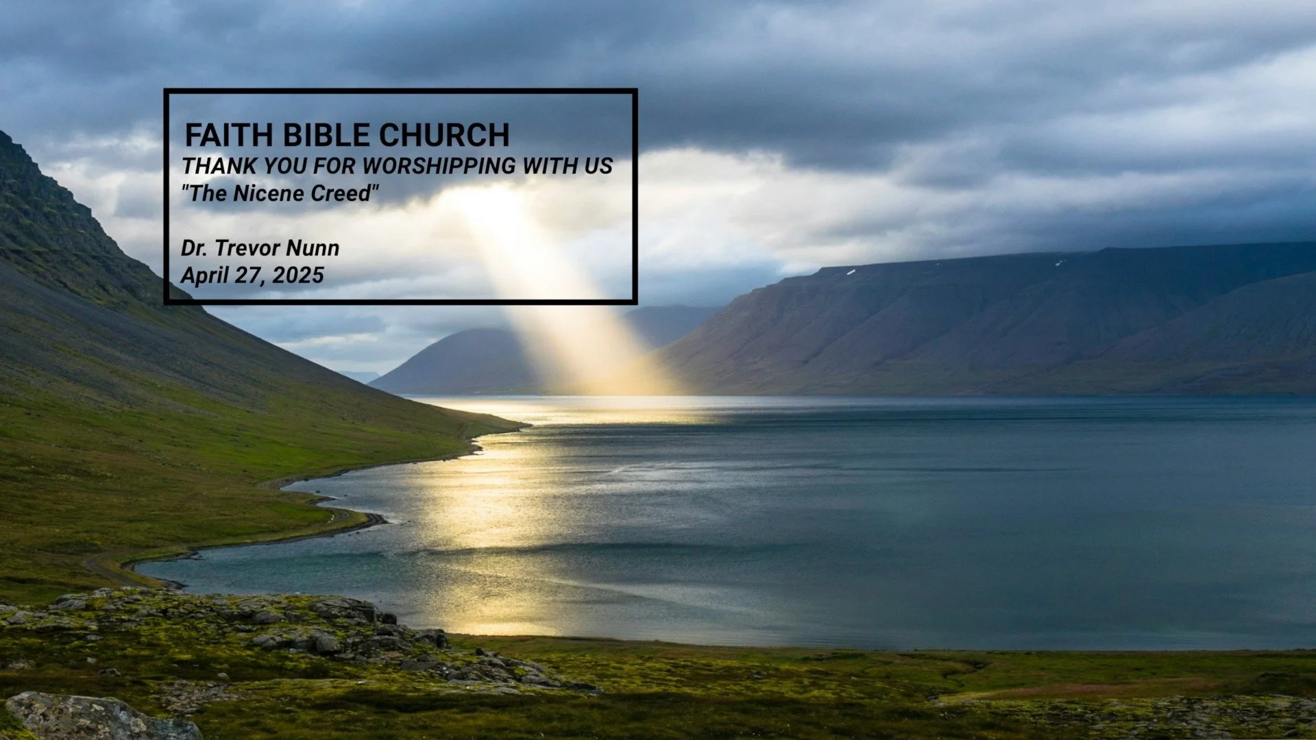 The Nicene Creed