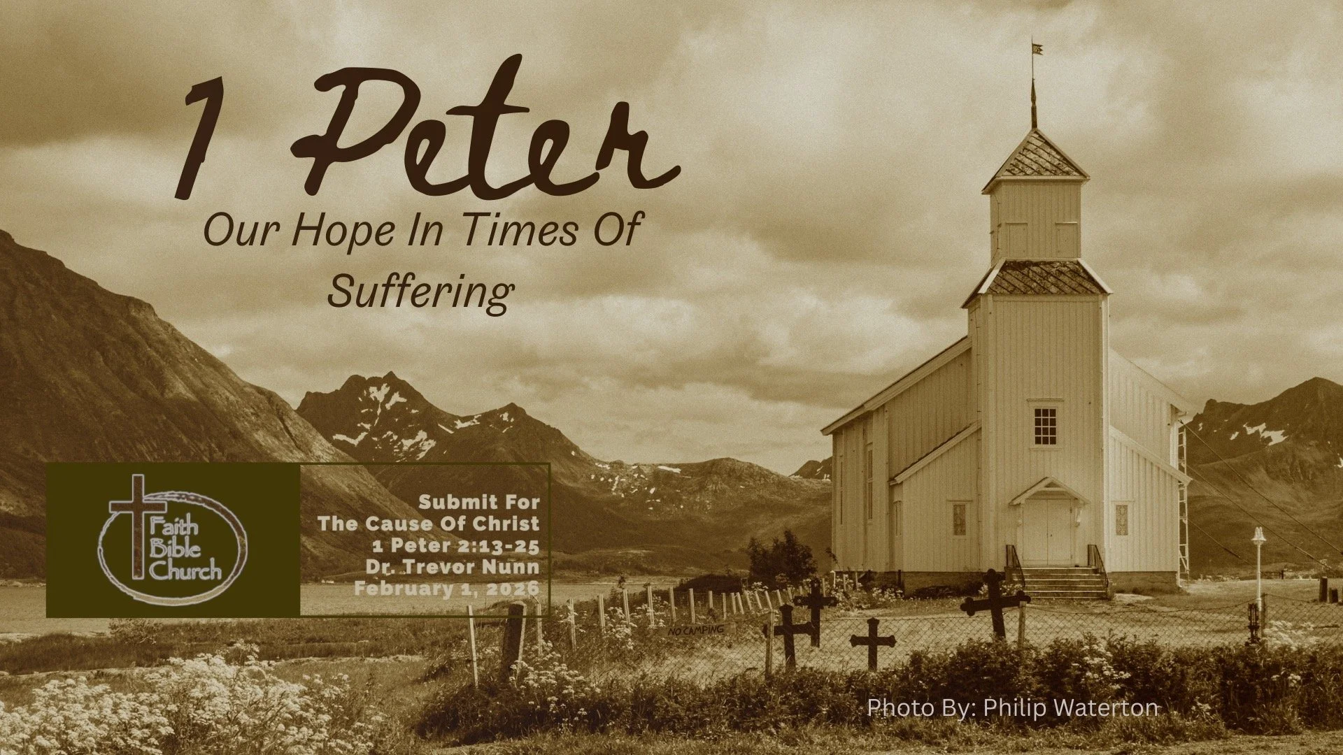 Submit For The Cause Of Christ