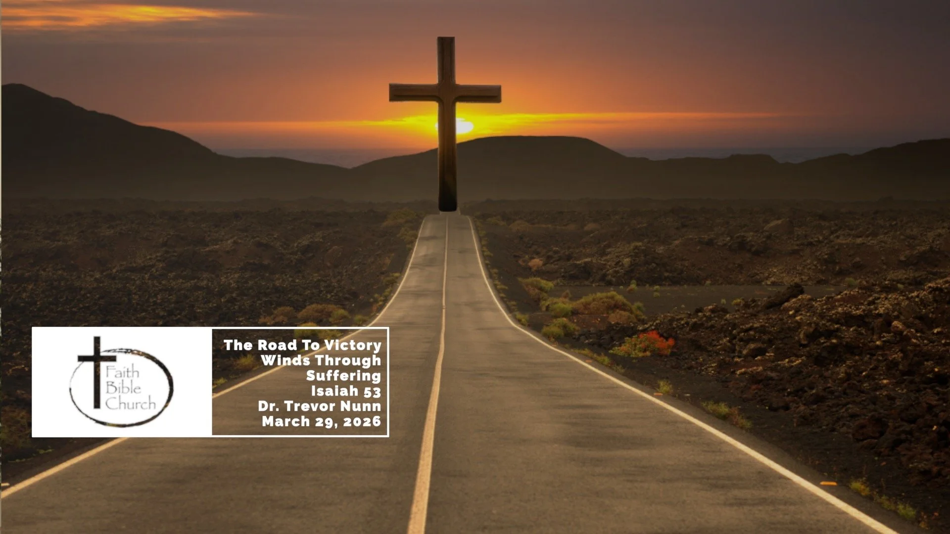 The Road To Victory Winds Through Suffering