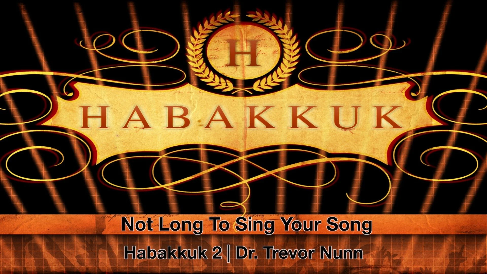 Not Long To Sing Your Song
