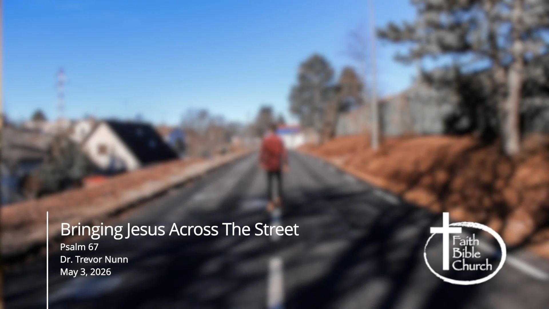 Bringing Jesus Across The Street
