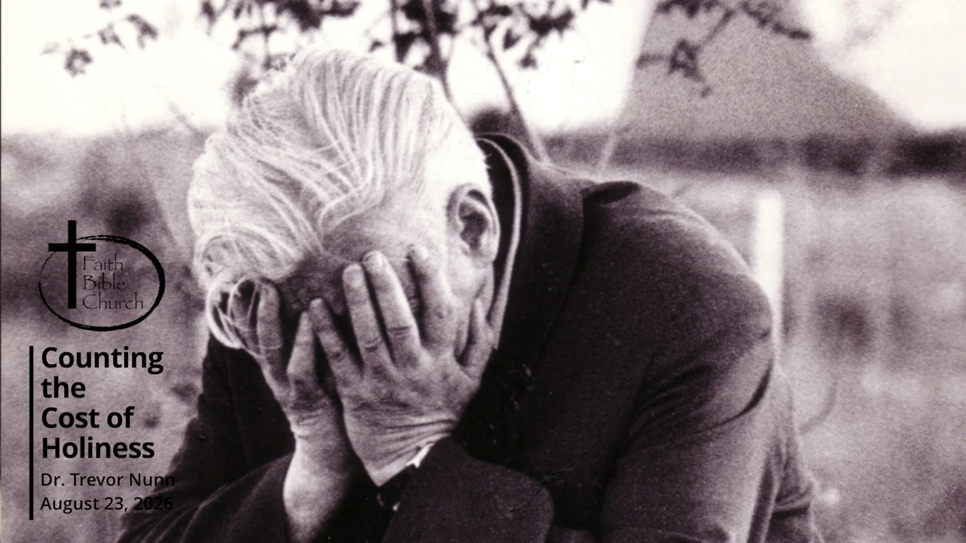 Counting the Cost of Holiness