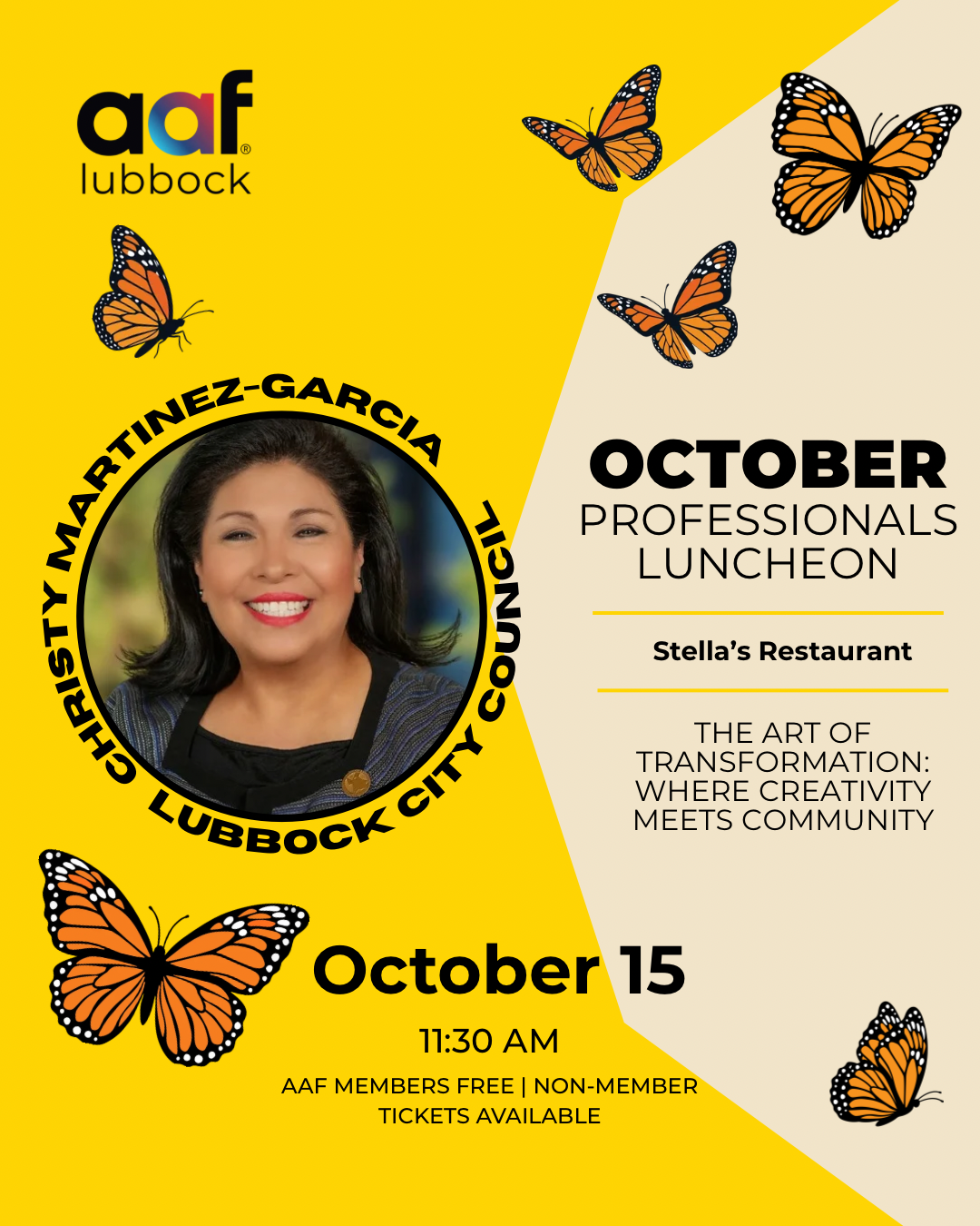 AAF Lubbock October Professionals Luncheon