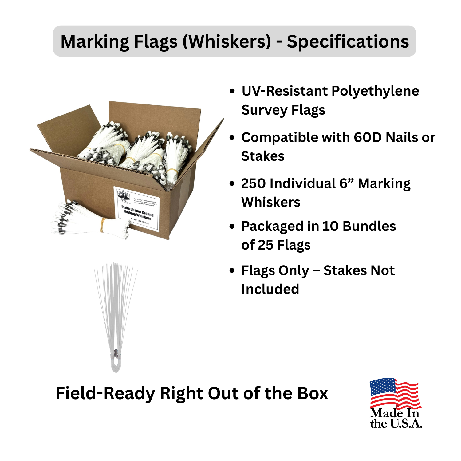 Marking Flags (Whiskers) White 250 Count - Specifications.png