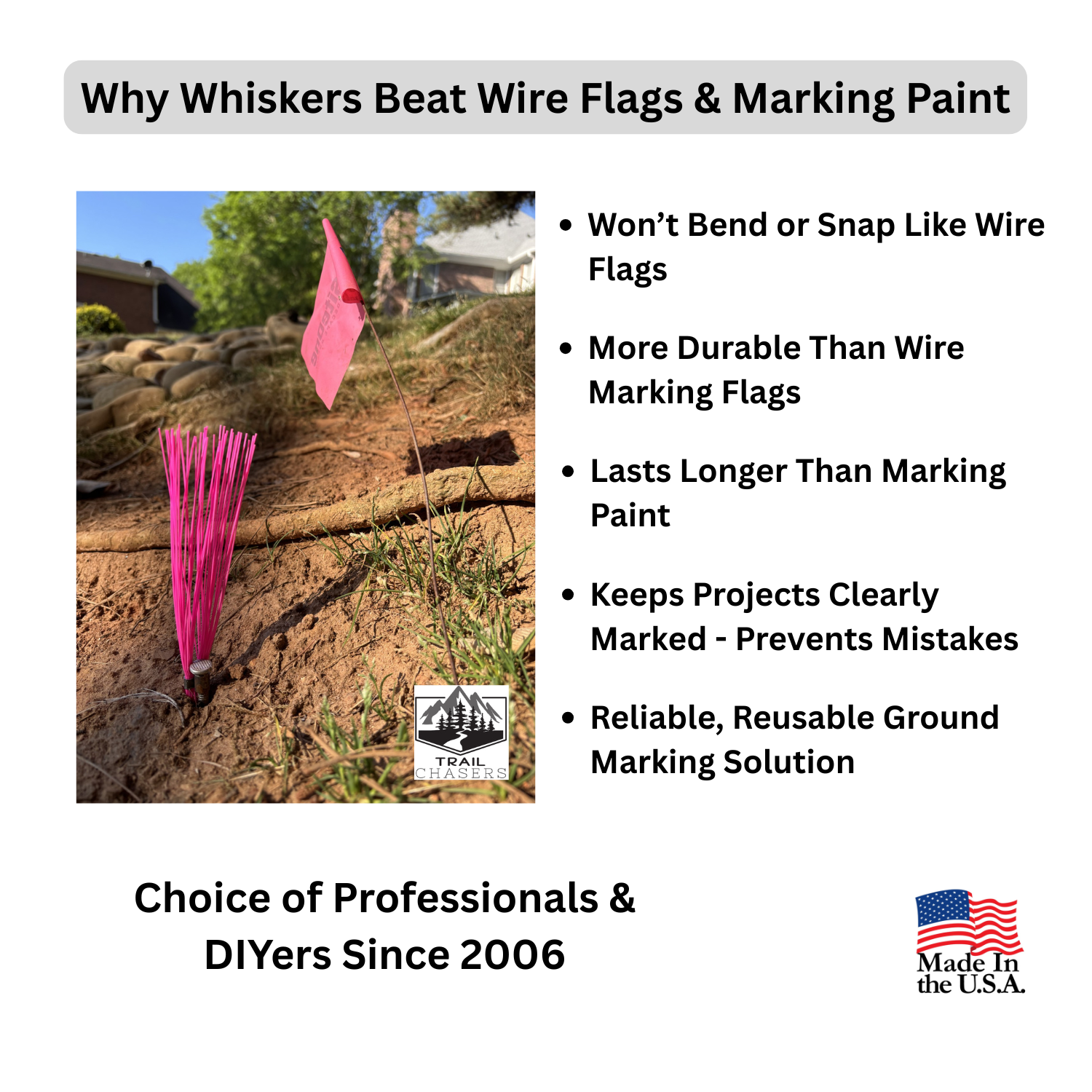 Whisker flags vs wire flags and marking paint durable long lasting ground marking.png