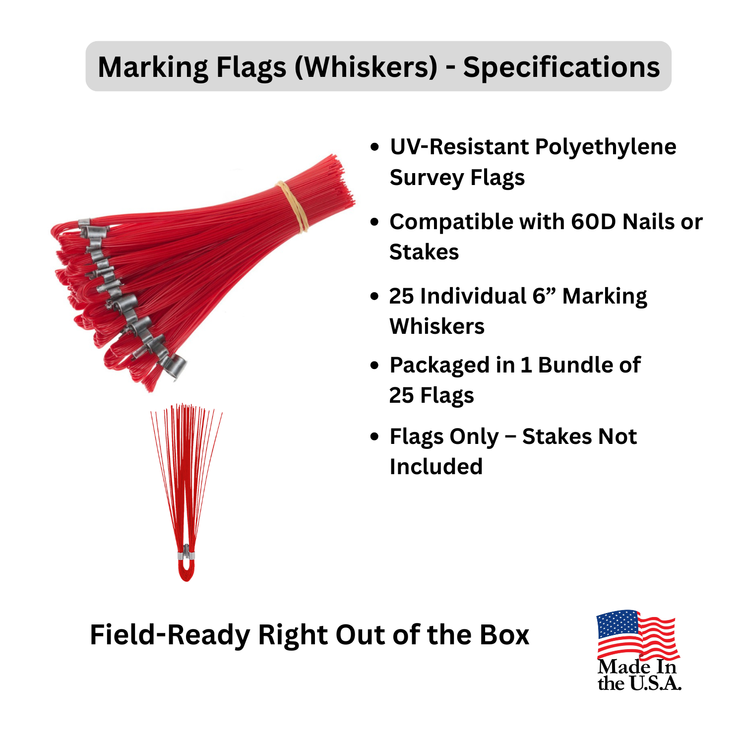 Marking Flags (Whiskers) Red 25 Count - Specifications.png