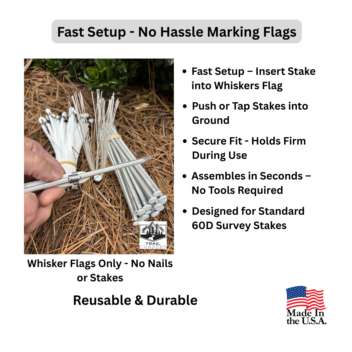 Trail Chasers® Marking Flags (Whiskers) Survey Flags for Construction Utility Landscaping.png
