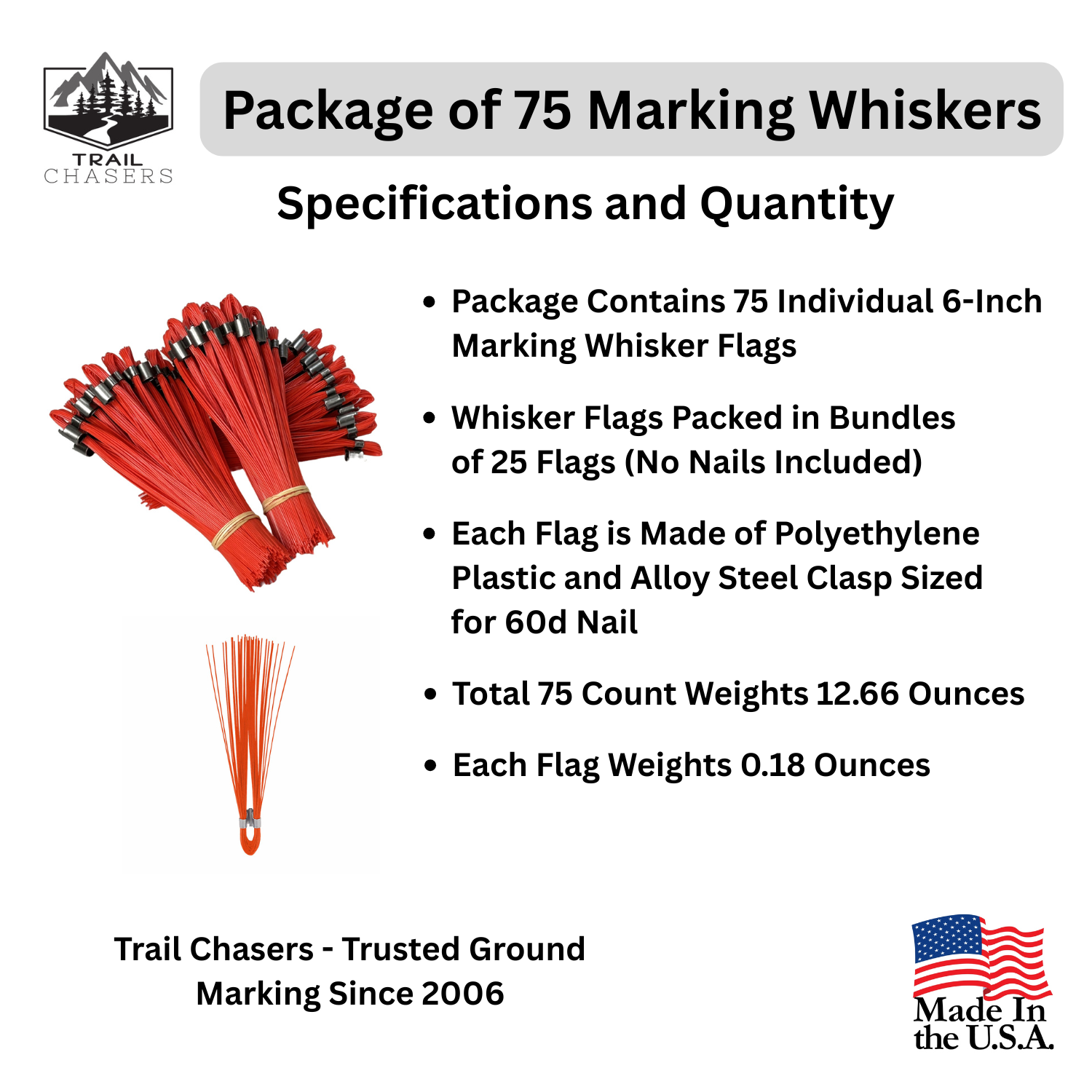 Trail Chasers Orange 75 Count Marking Whiskers Specifications and Dimensions.png