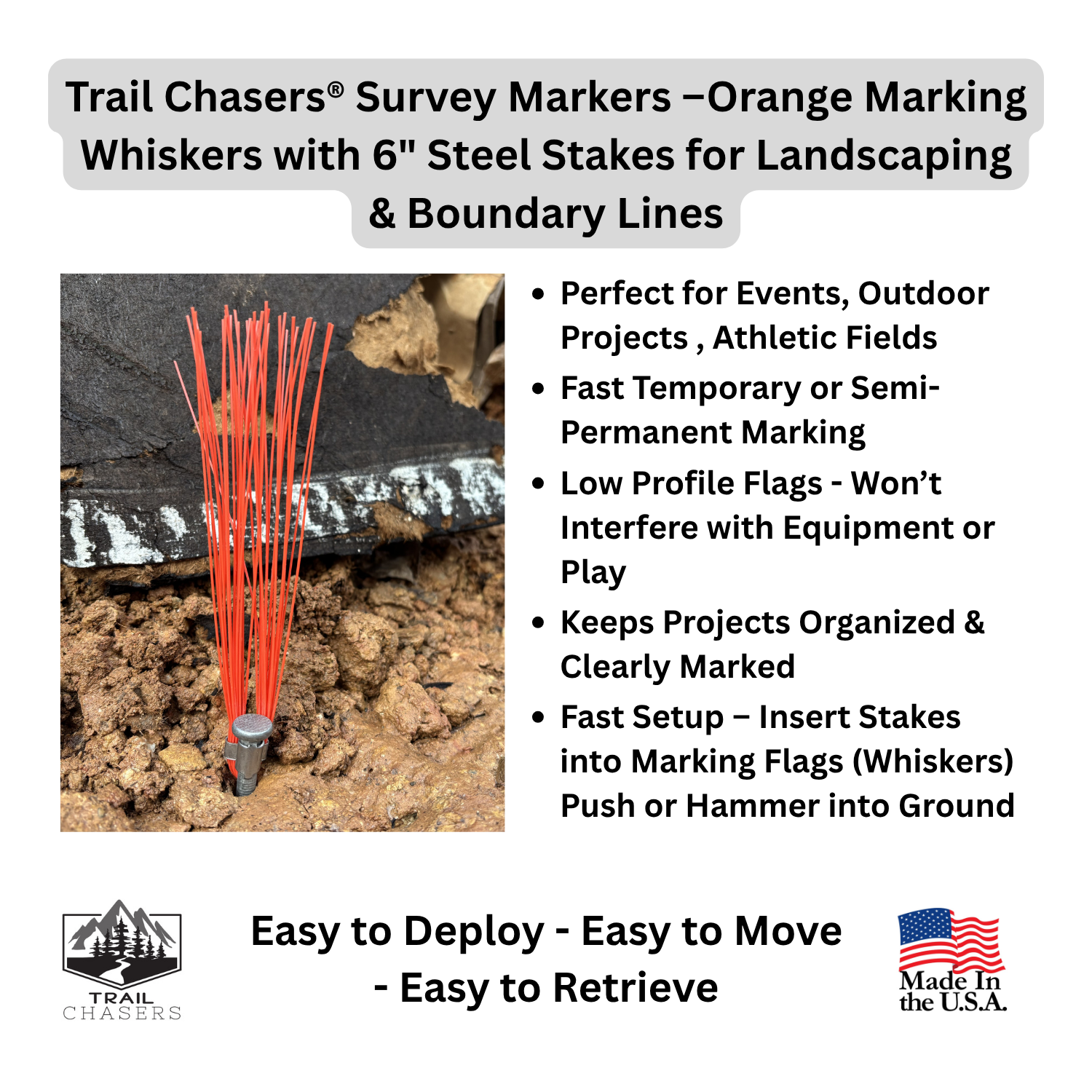 Trail Chasers Survey Markers - Orange Marking Whiskers for Landscaping & Property Lines.png