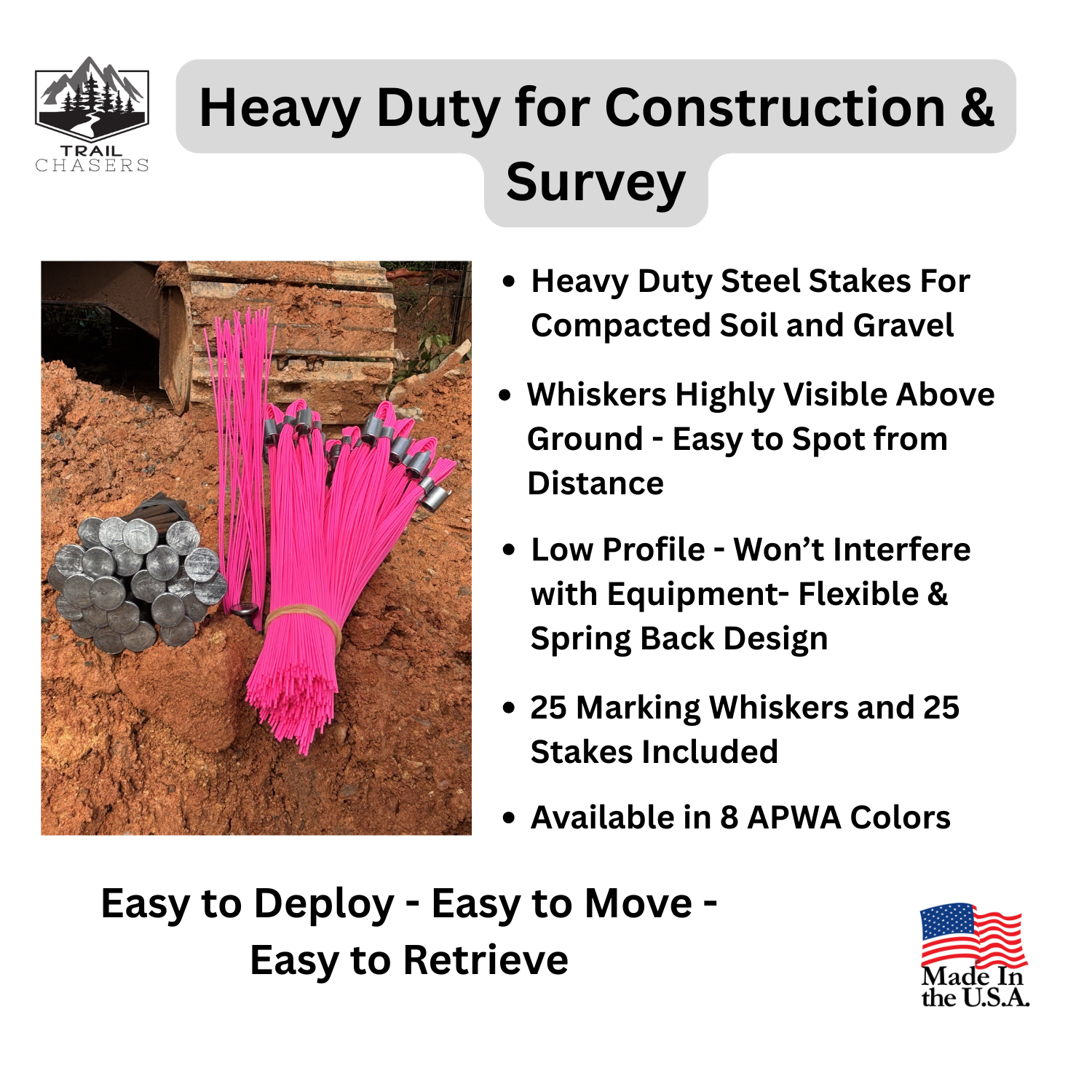 Trail Chasers Heavy Duty Survey Markers Pink Construction Jobsite Layout.png