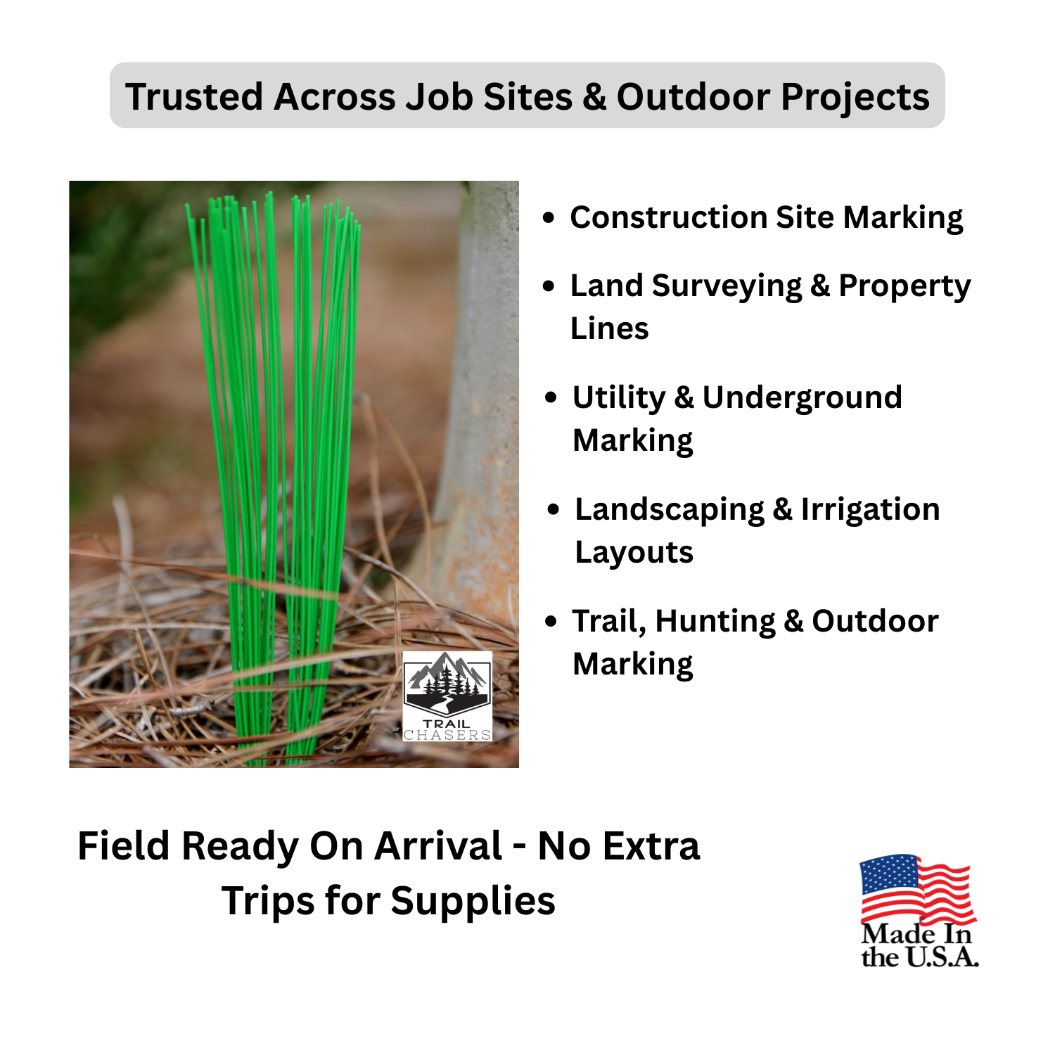 Survey construction landscaping utility marking with whisker flags outdoor use.png
