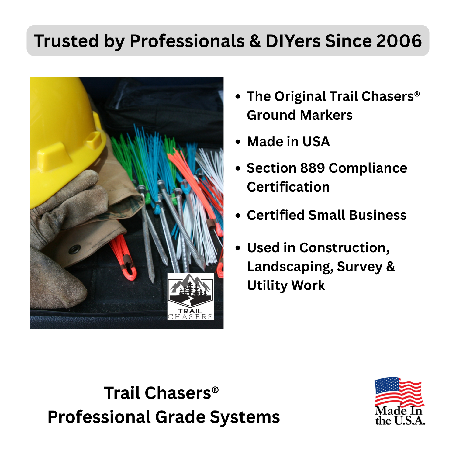 Trail Chasers Marking Flags (Whiskers) - Professional Grade Systems .png