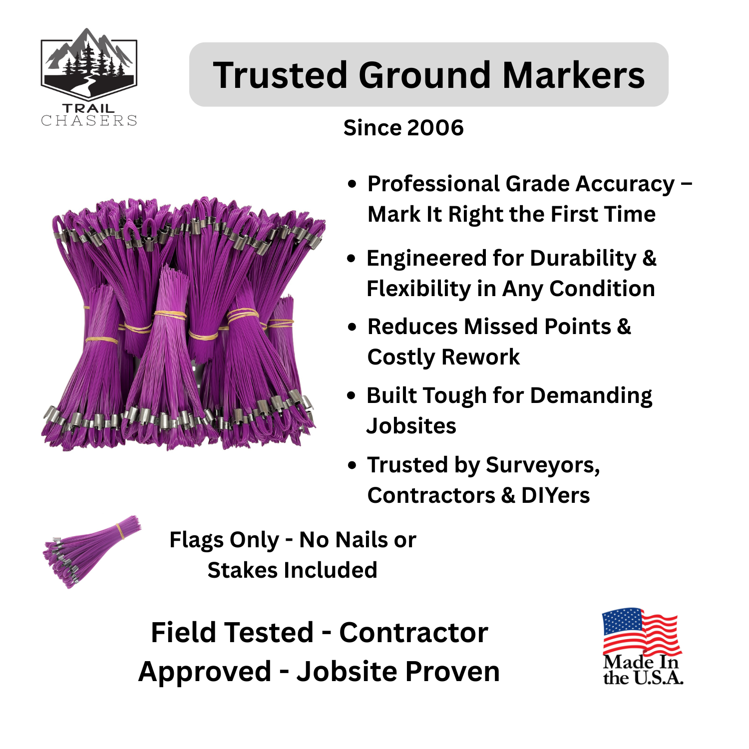 Trail Chasers Trusted Ground Markers Since 2006 - Purple.png