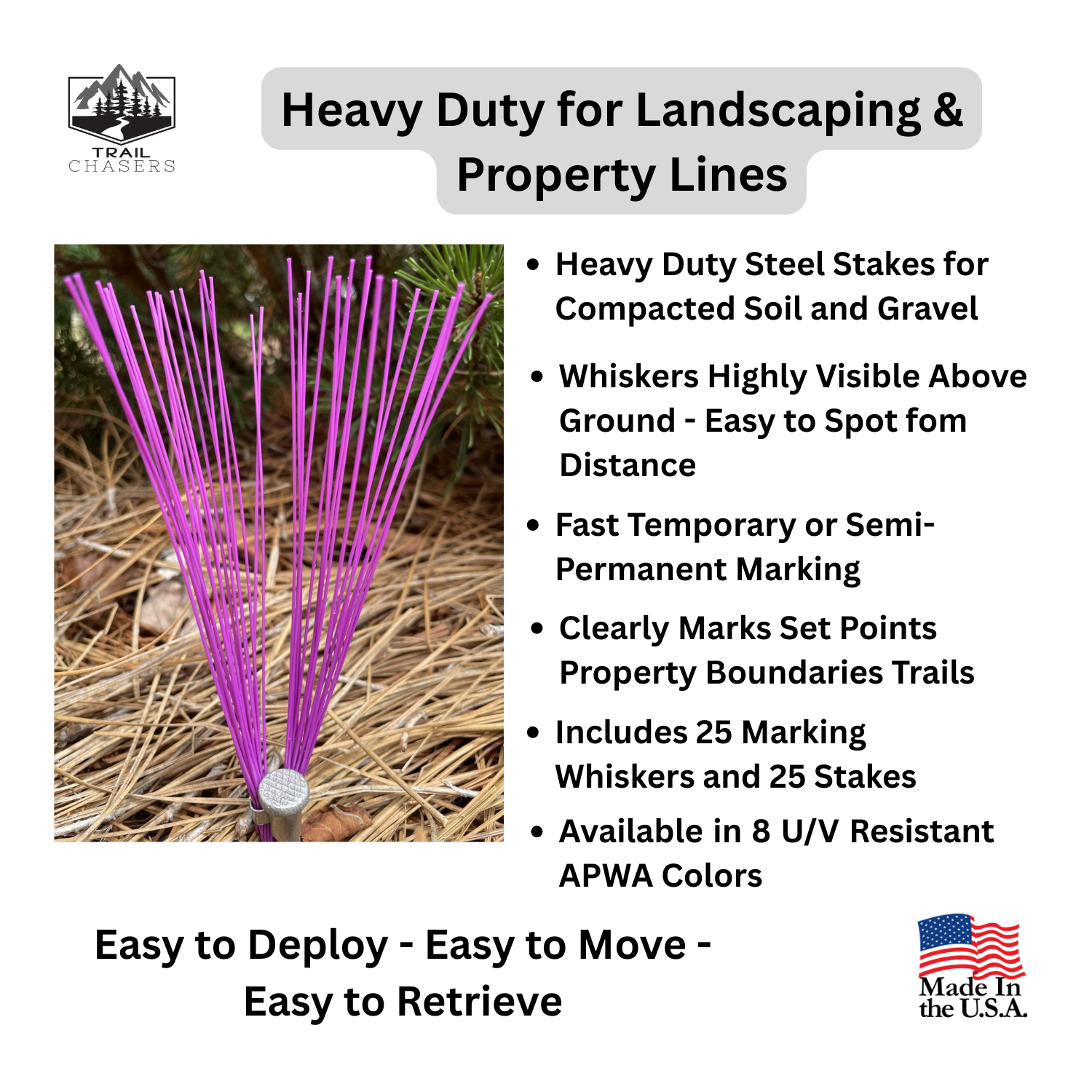 Trail Chasers Heavy Duty Marking Flags Purple Landscaping and Property Lines.png